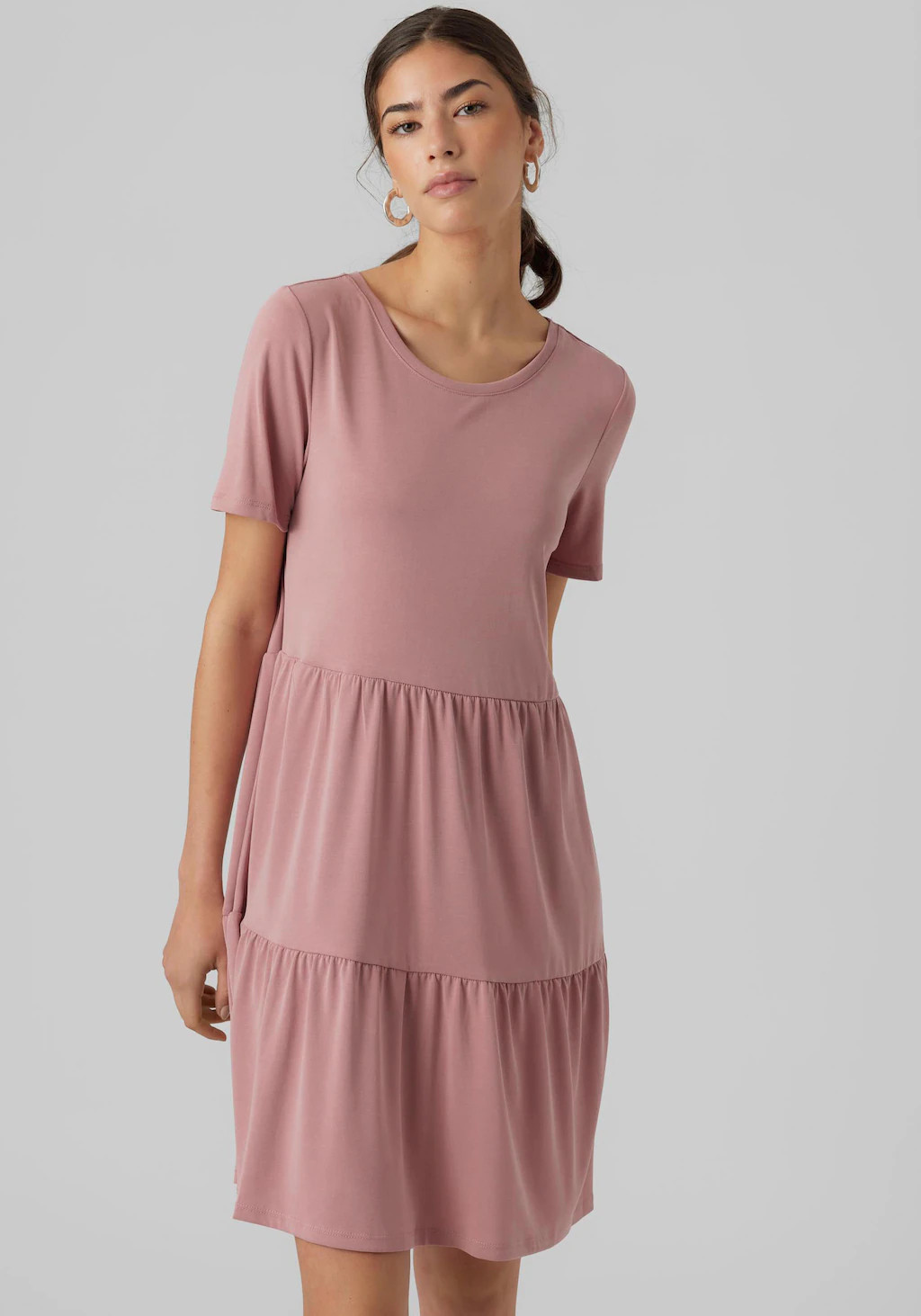 Vero Moda Jerseykleid "VMFILLI CALIA SS SHORT DRESS" günstig online kaufen