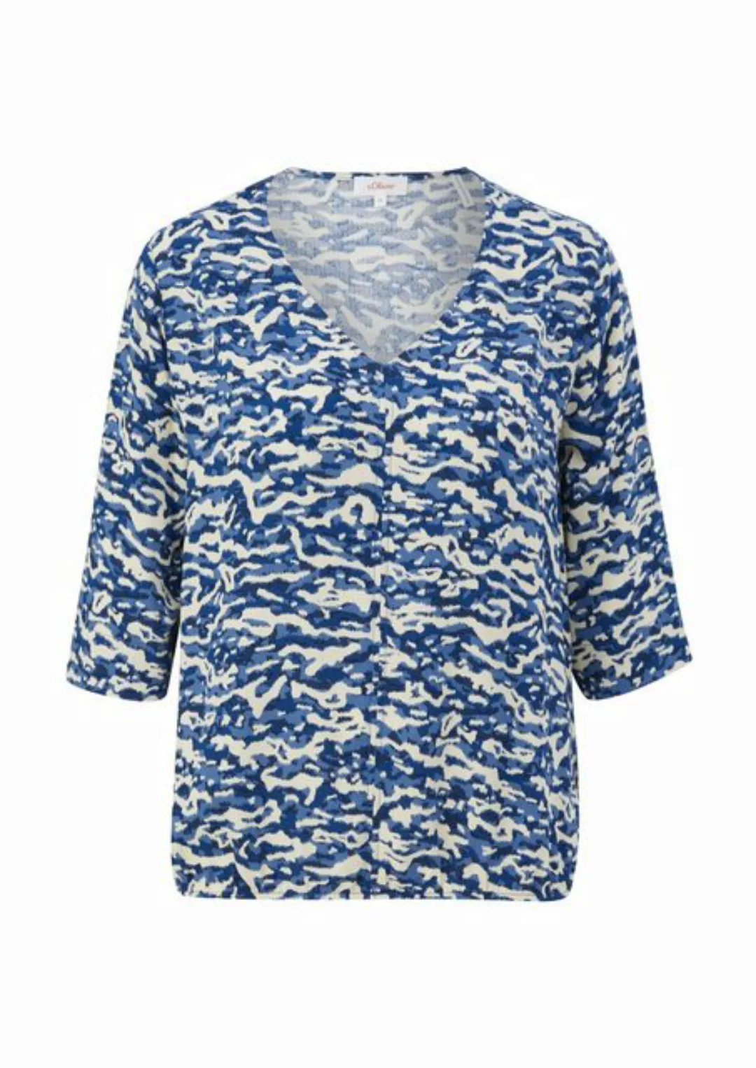 s.Oliver Shirtbluse mit buntem Muster günstig online kaufen