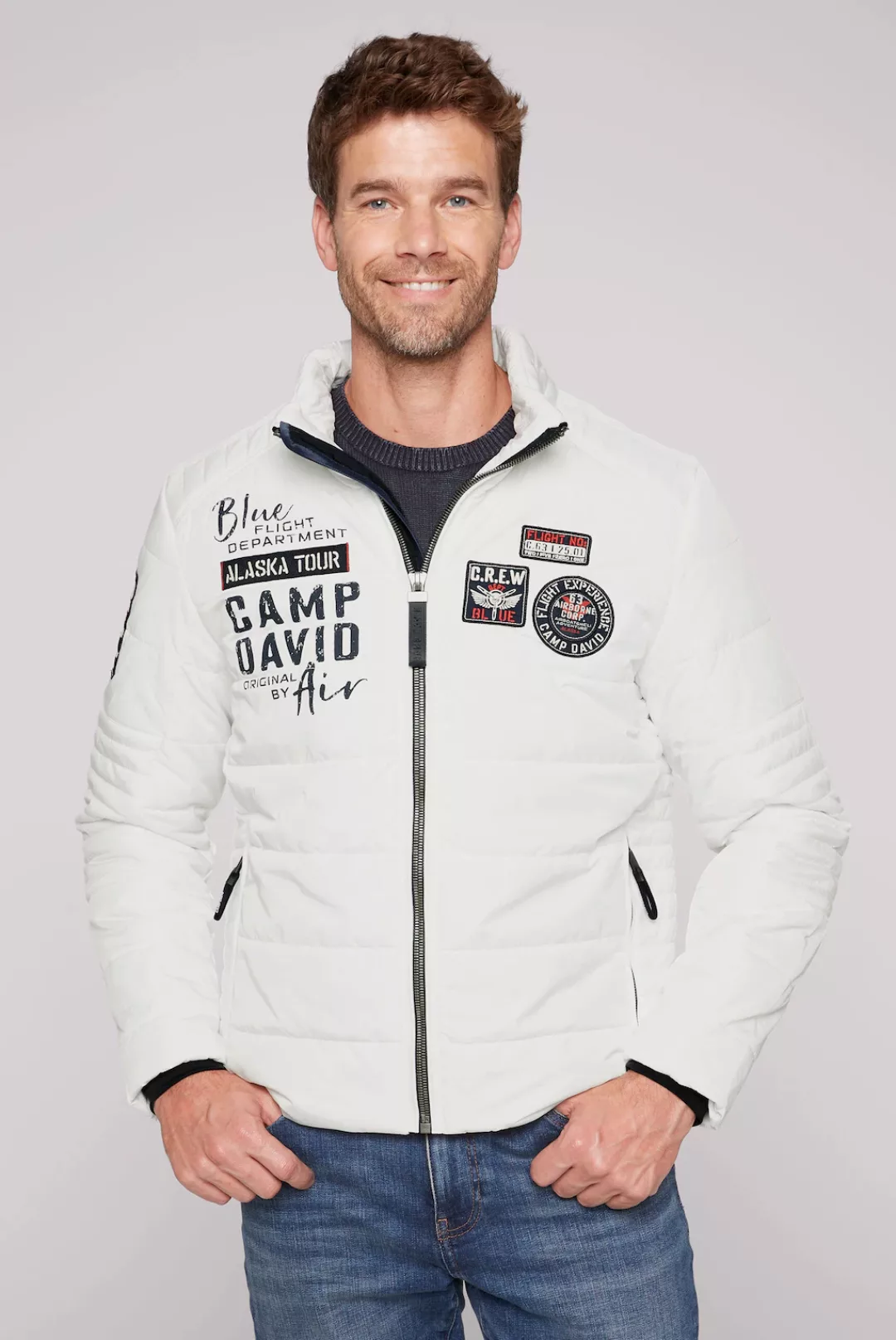 CAMP DAVID Winterjacke, ohne Kapuze, mit Windbreaker-Bündchen günstig online kaufen