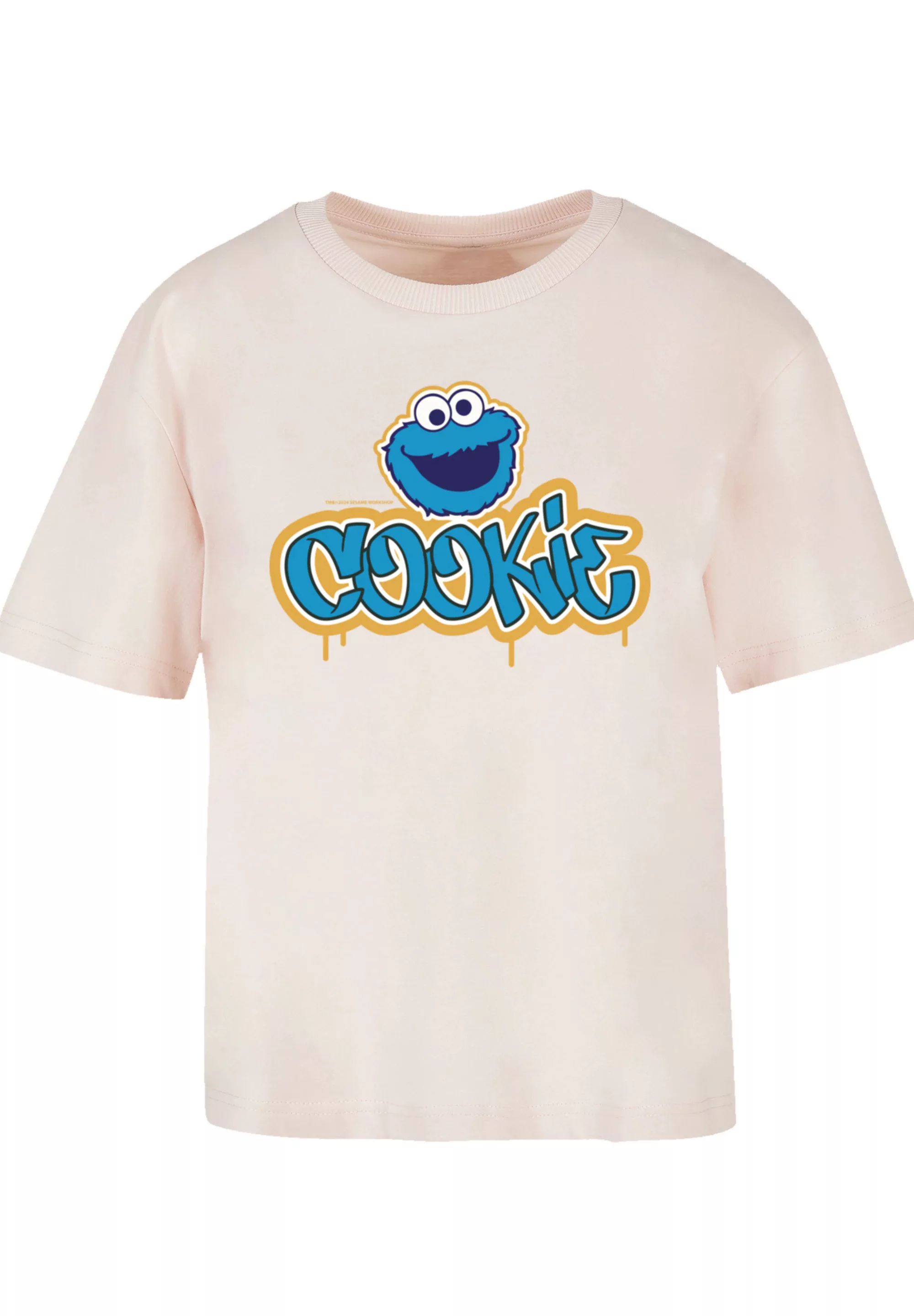 F4NT4STIC T-Shirt "Sesamstraße Cookie Graffiti Logo", Premium Qualität günstig online kaufen