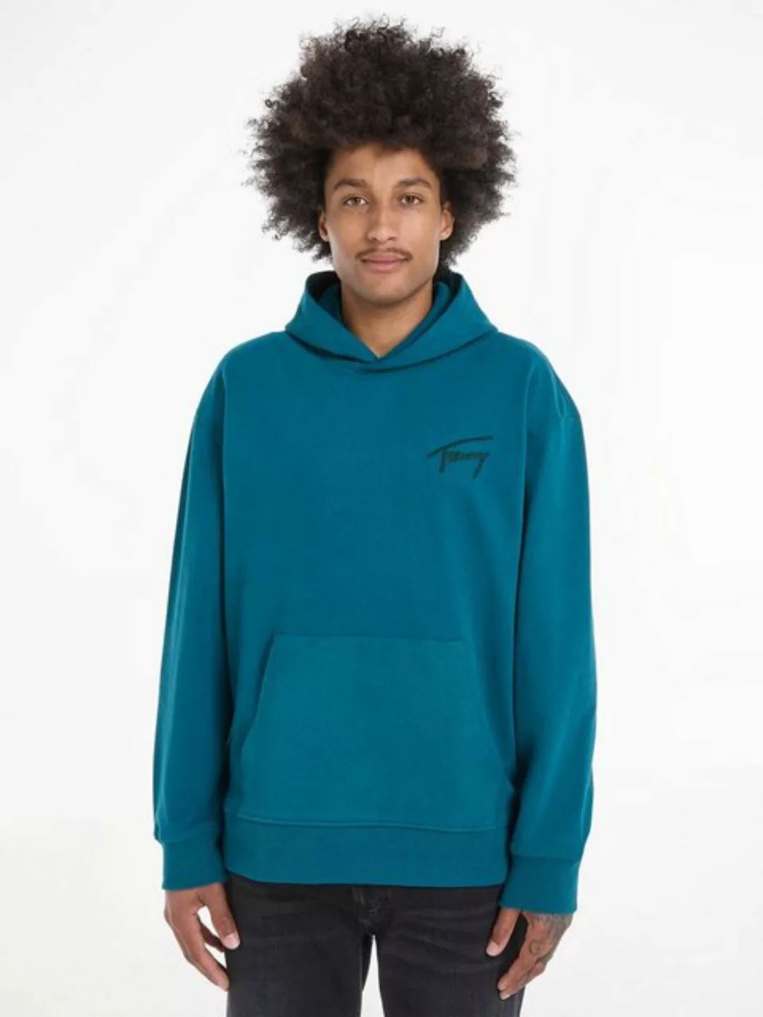 Tommy Jeans Kapuzensweatshirt TJM RLX SIGNATURE HOODIE EXT mit aufgestickte günstig online kaufen