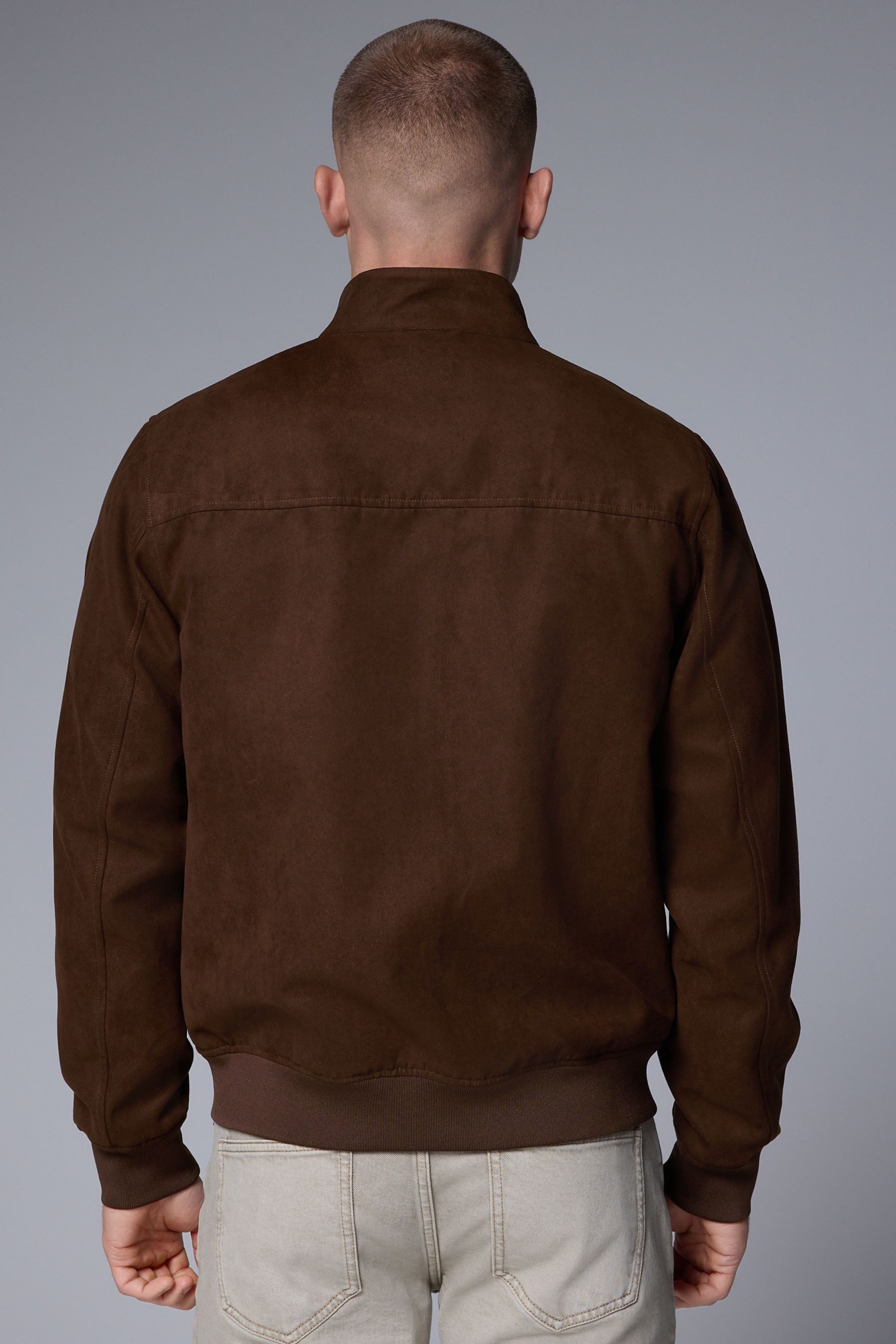 Next Outdoorjacke Harrington-Jacke aus Velourskunstleder (1-St) günstig online kaufen