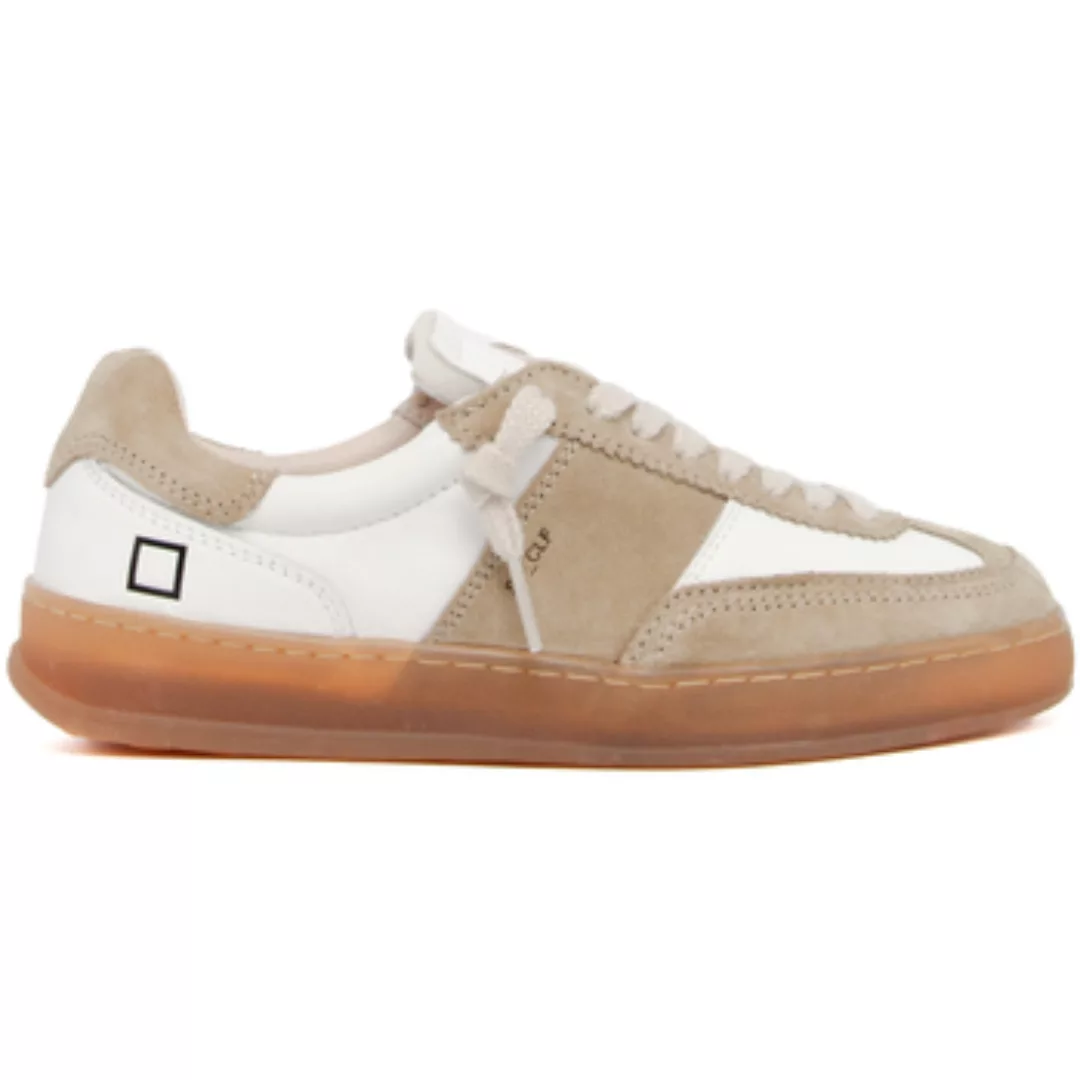 Date  Sneaker D-A-T-E- SL-CA-HB SPORTY CALFWHITE-BEIGE günstig online kaufen