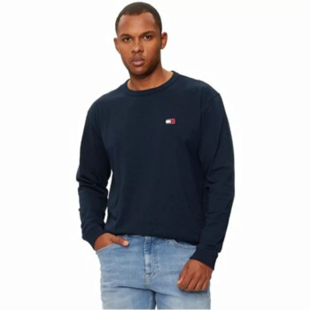 Tommy Jeans Langarmshirt TJM REG BADGE LS TEE mit Tommy Jeans Stickerei günstig online kaufen