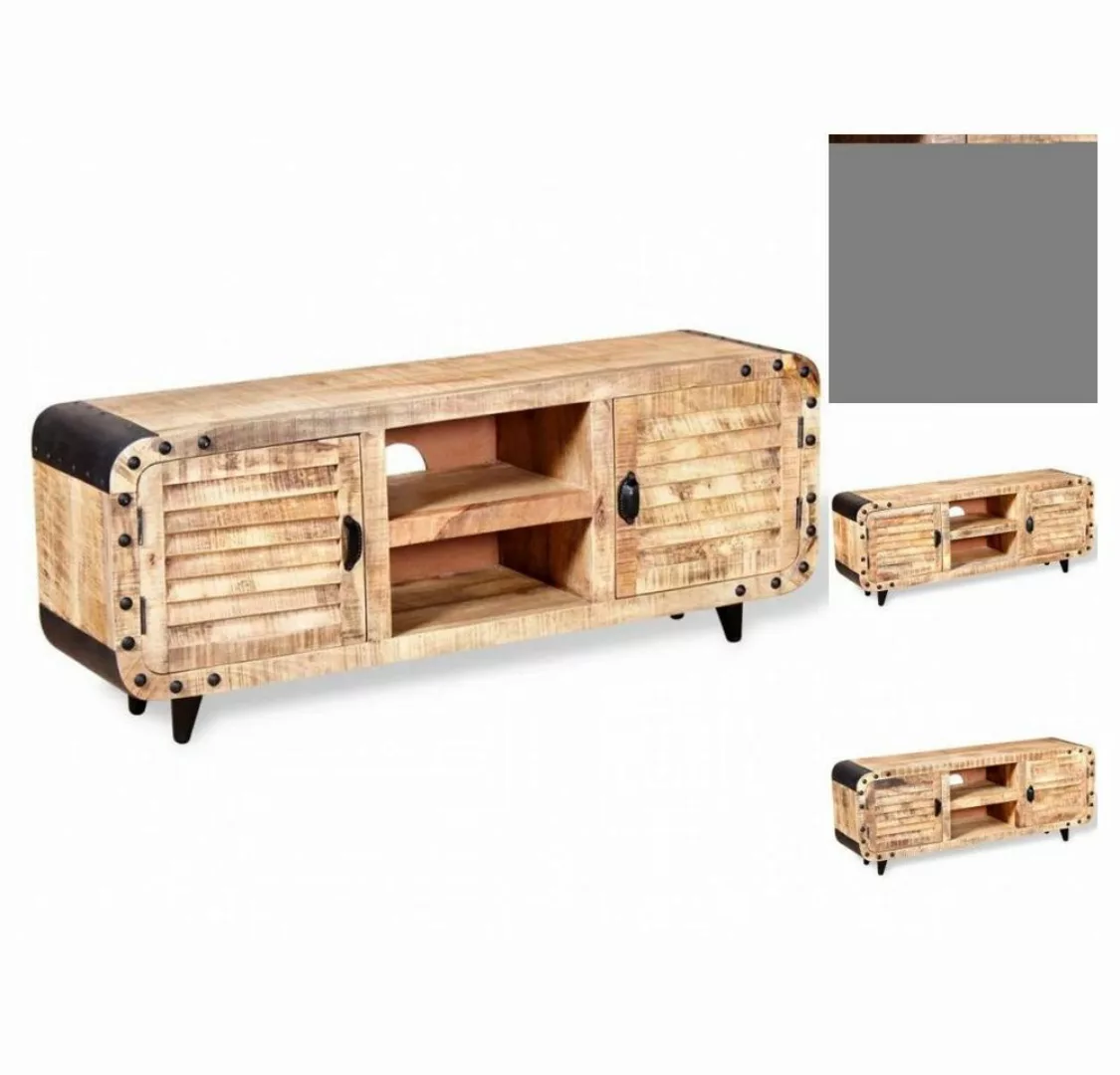 vidaXL TV-Schrank TV-Schrank Raues Mangoholz 120 x 30 x 50 cm Lowboard günstig online kaufen