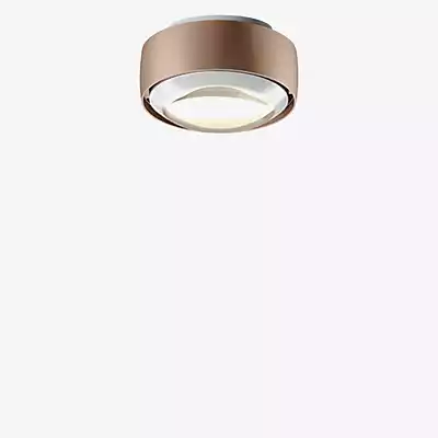 Occhio Più Alto V Volt C80 Deckenleuchte LED, Kopf gold matt/Baldachin weiß günstig online kaufen