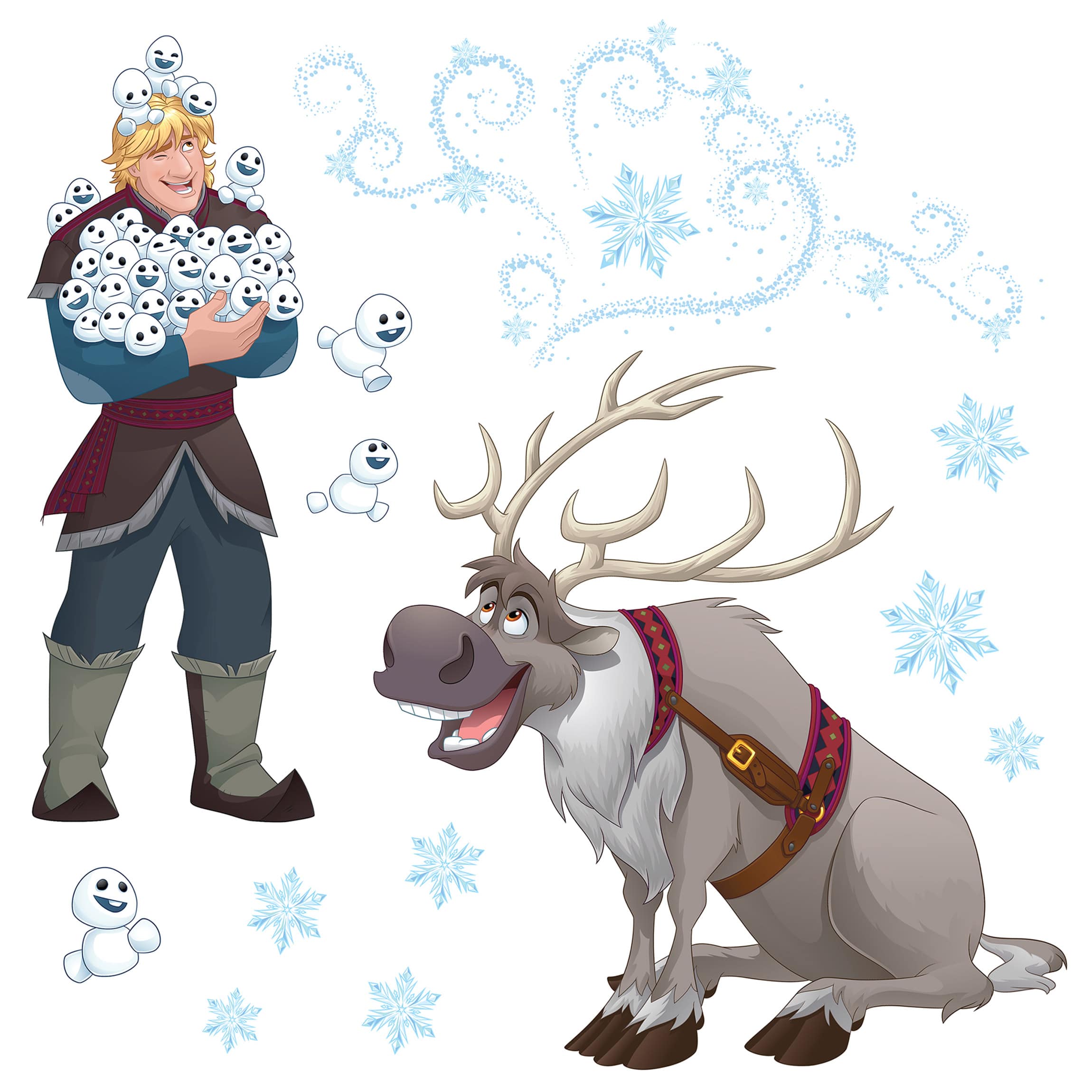 Komar Fenstersticker Frozen Snowflake 31 cm x 31 cm günstig online kaufen