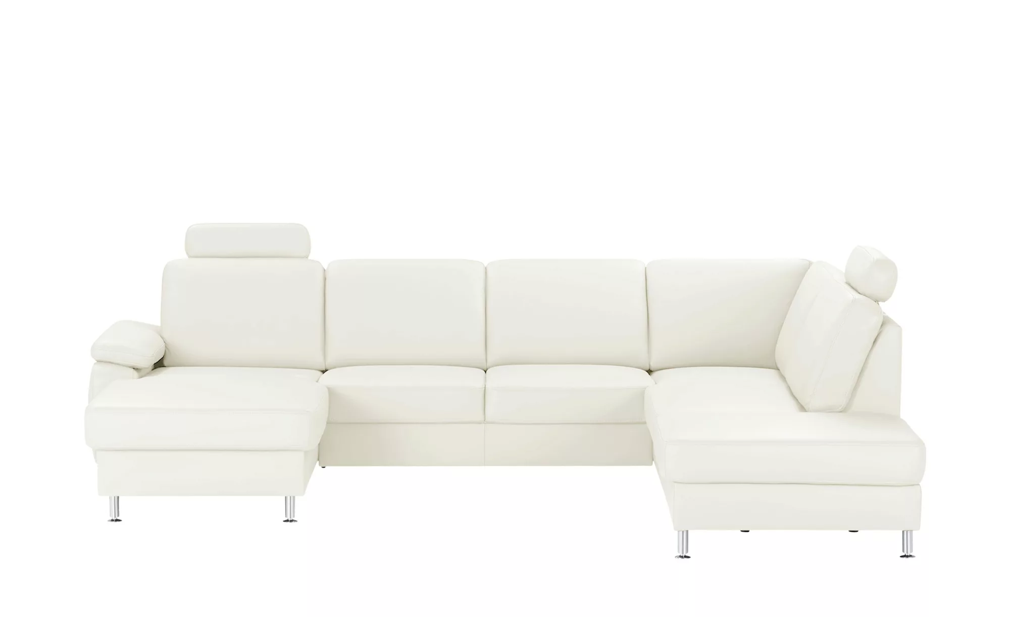 meinSofa Wohnlandschaft  Kathi - weiß - 86 cm - Polstermöbel > Sofas > Lede günstig online kaufen