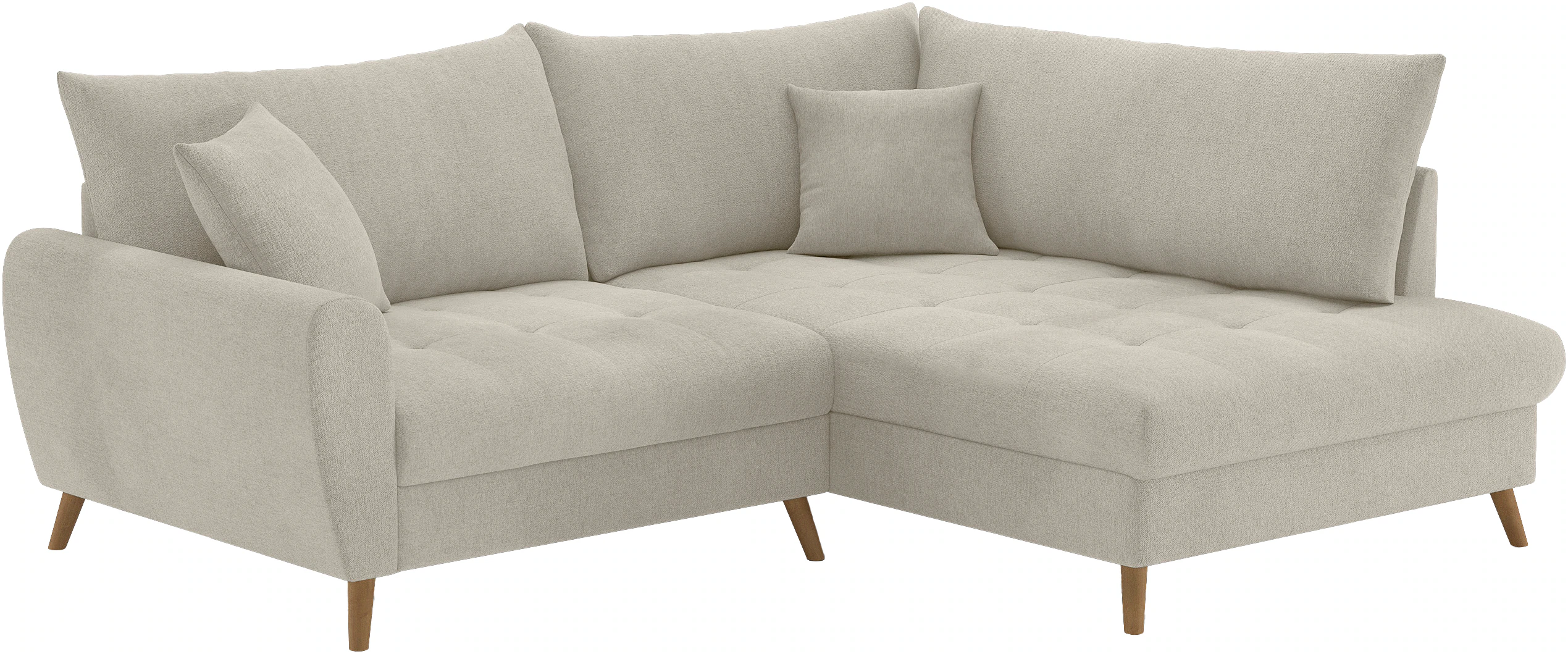 Home affaire Ecksofa "Blackburn II, L-Form", Mit Kaltschaumpolsterung bis 1 günstig online kaufen