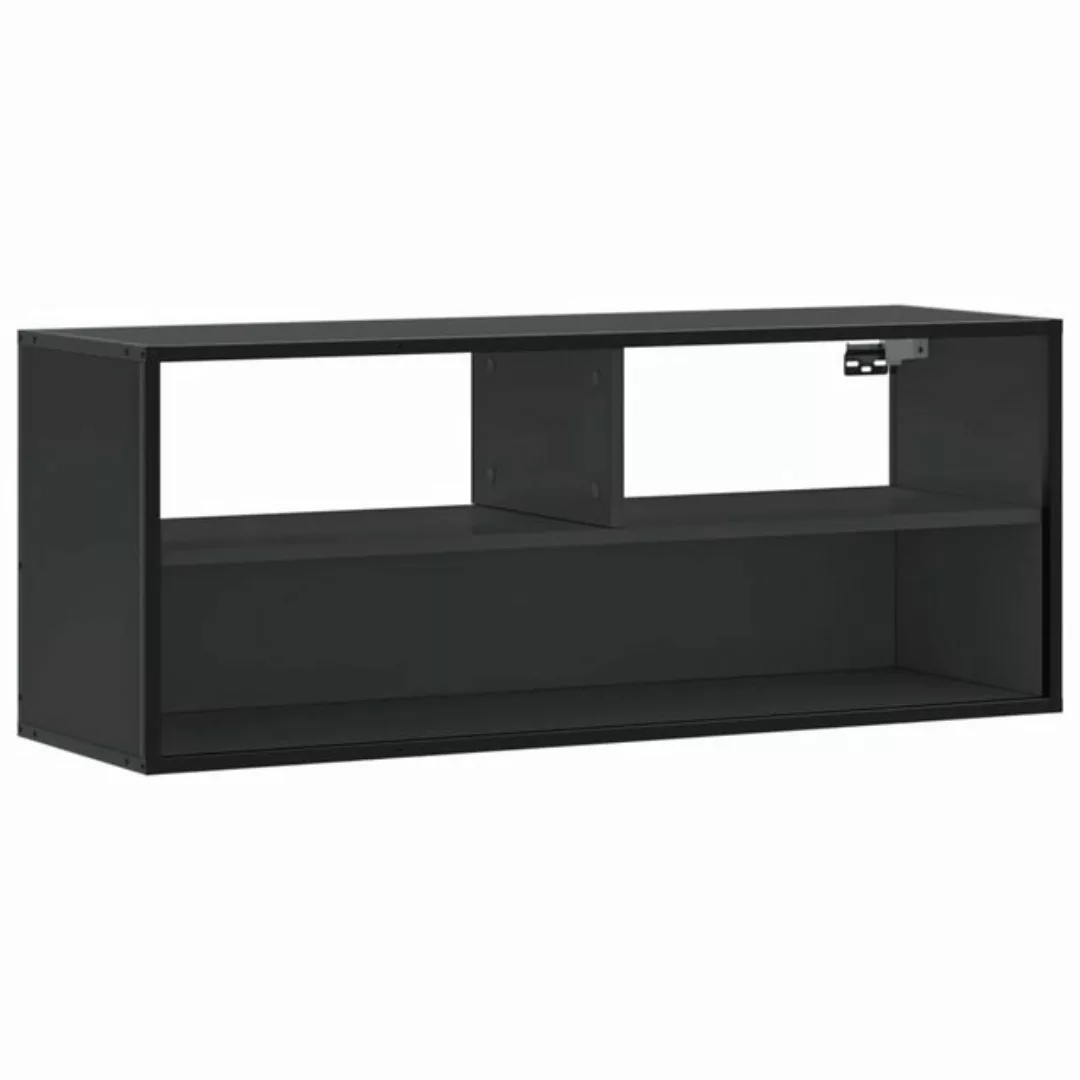 vidaXL TV-Schrank TV-Schrank Schwarz 100x31x39,5 cm Holzwerkstoff und Metal günstig online kaufen