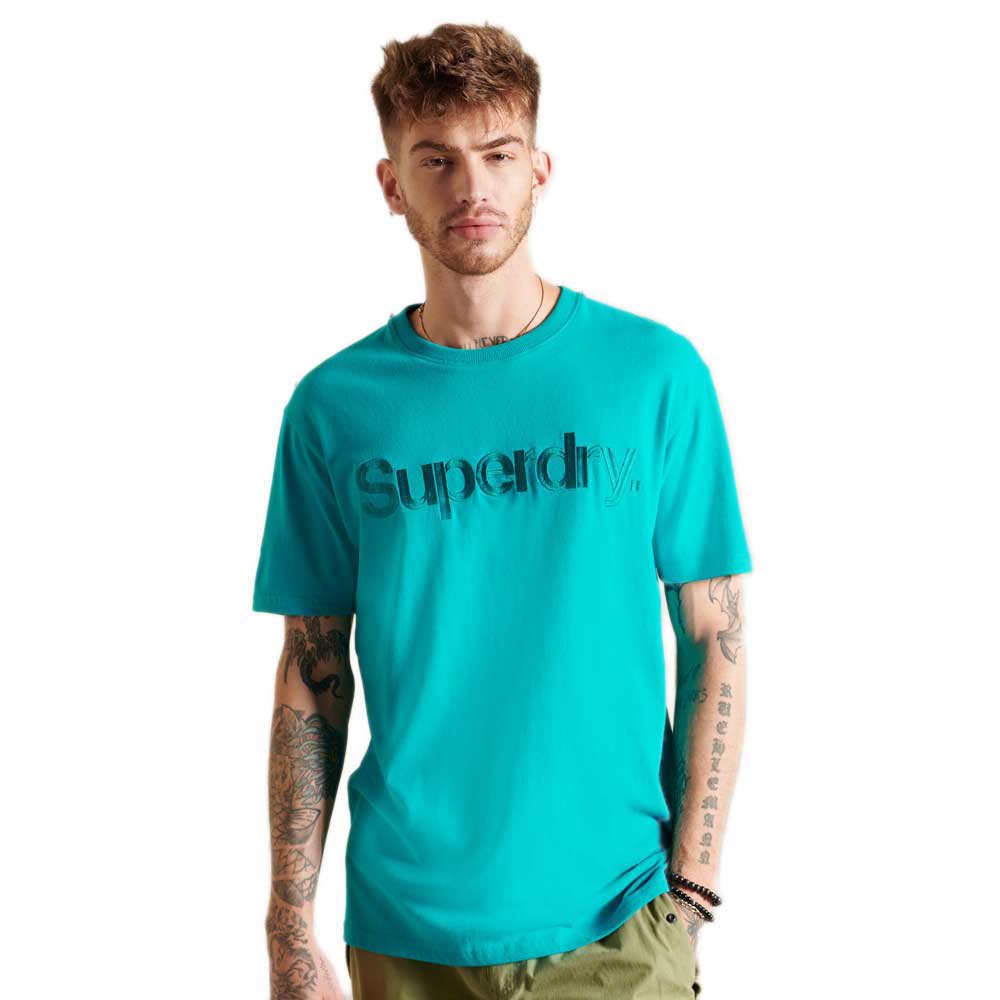 Superdry Core Logo Source Kurzärmeliges T-shirt L Opal Green günstig online kaufen