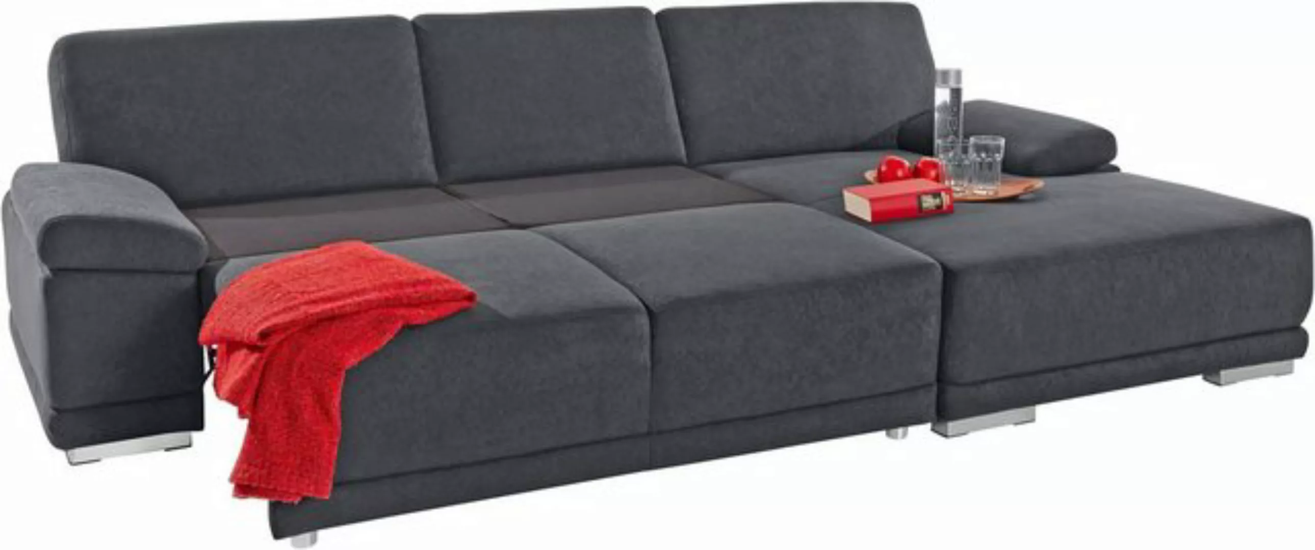 sit&more Ecksofa Coria L-Form, mit XL-Recamiere, wahlweise mit Bettfunktion günstig online kaufen