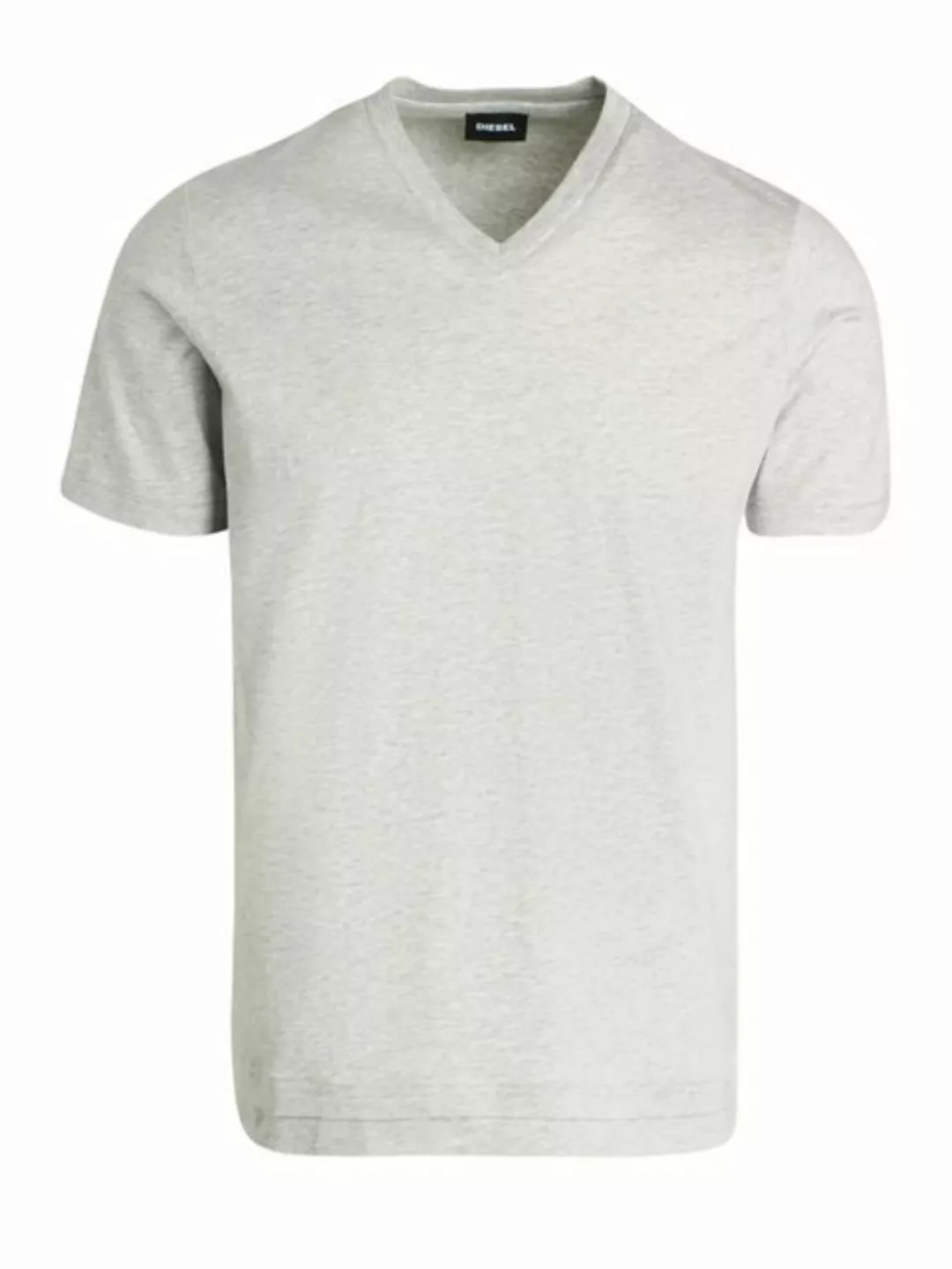 Diesel V-Shirt V-Ausschnitt Slim Fit Shirt Grau - T-Cherubik-New 912 günstig online kaufen