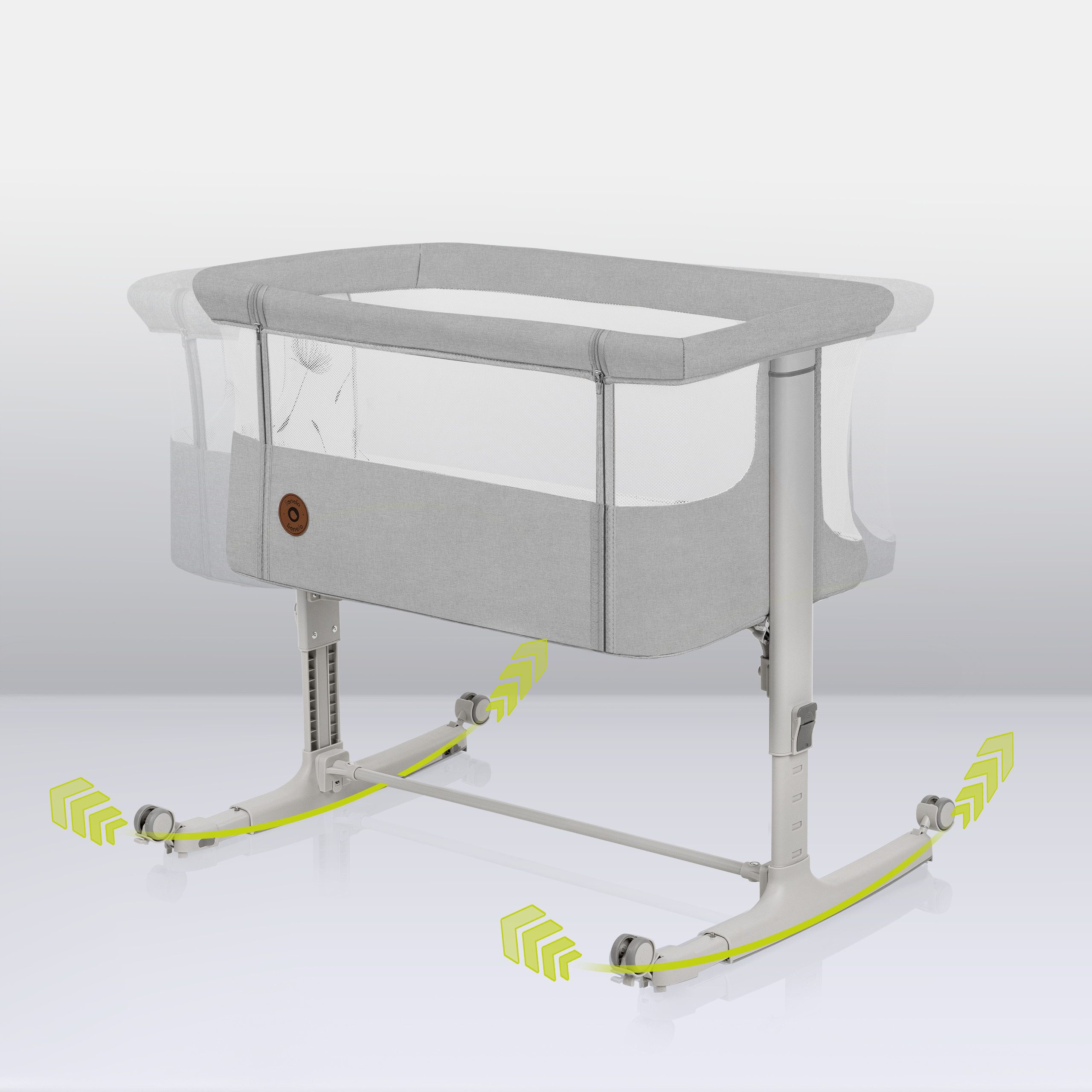 lionelo Baby-Reisebett AURORA, 3-in-1: Beistellbett, Babywiege, günstig online kaufen
