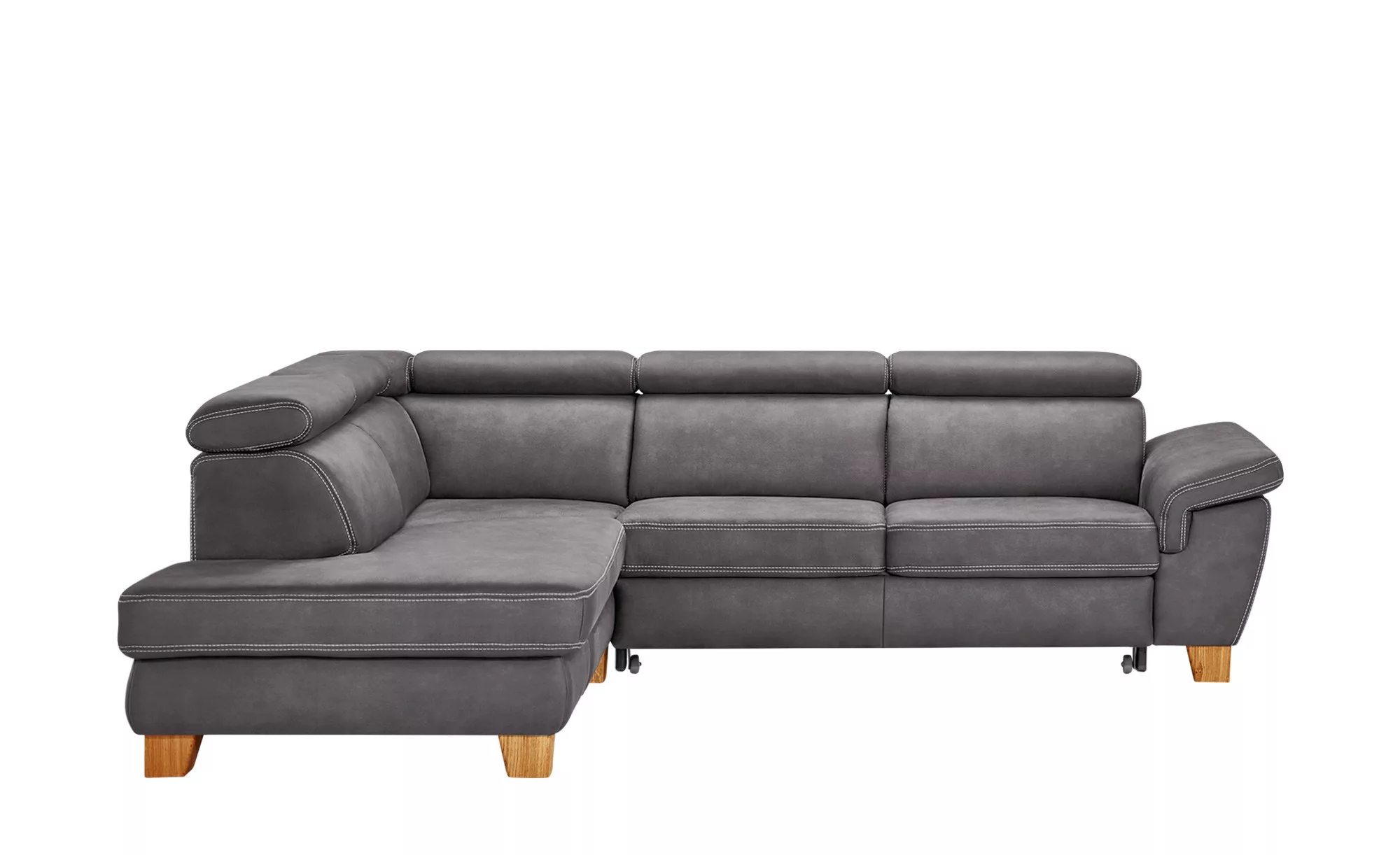 Gray & Jones Ecksofa  Indra ¦ grau ¦ Maße (cm): B: 275 H: 81 T: 225 Polster günstig online kaufen