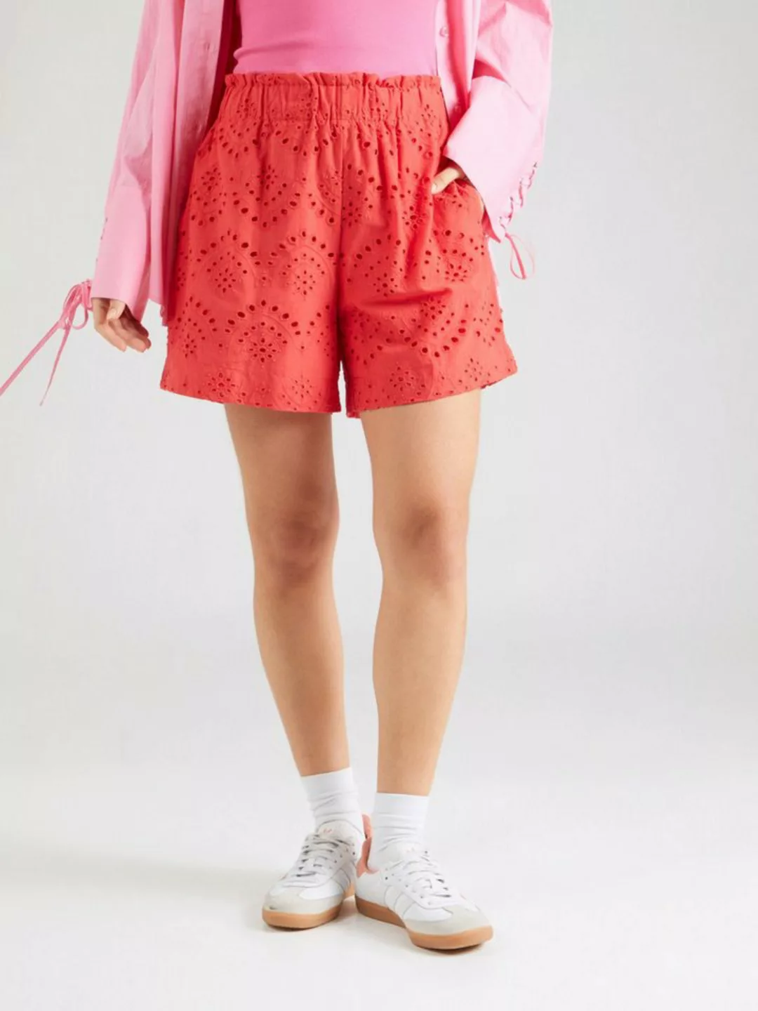 pieces Shorts PCVILDE (1-tlg) Stickerei günstig online kaufen