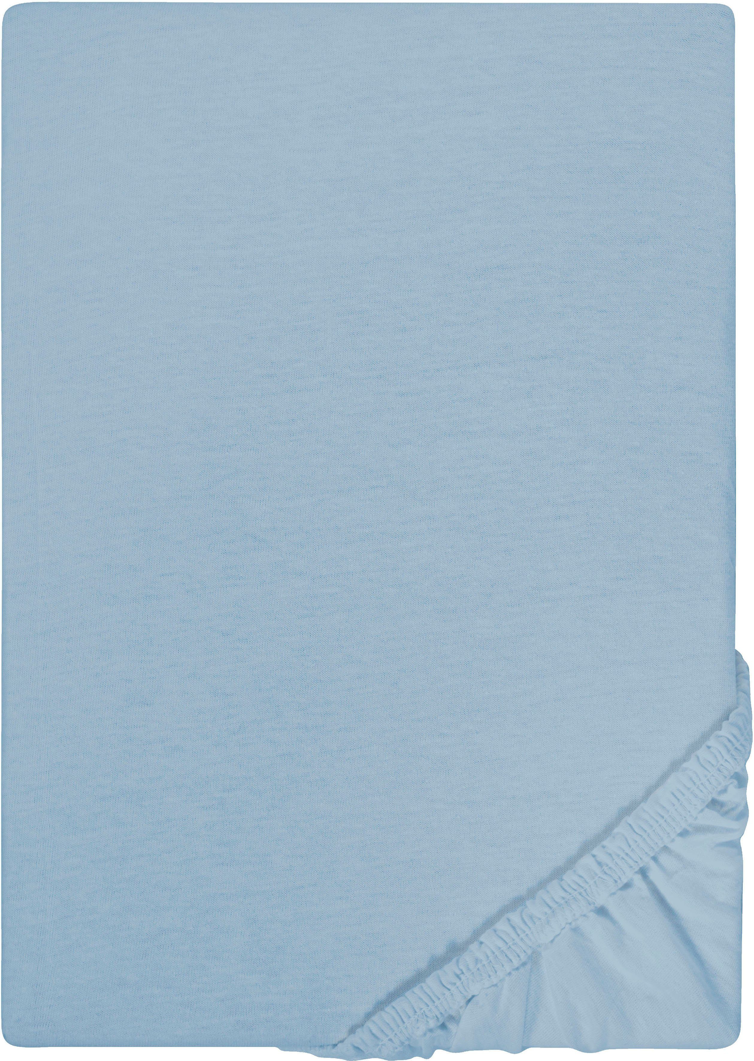 Biberna Spannbettlaken Spannbetttuch Jersey, Jersey, Gummizug: günstig online kaufen