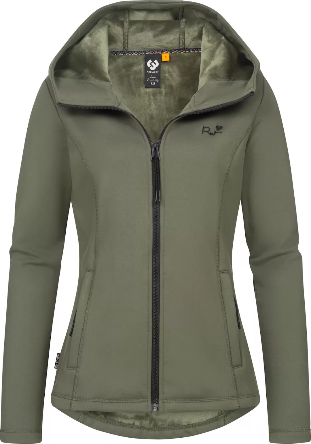Ragwear Kapuzensweatjacke "Lyshka", Sportliche weiche und elastische Kapuze günstig online kaufen