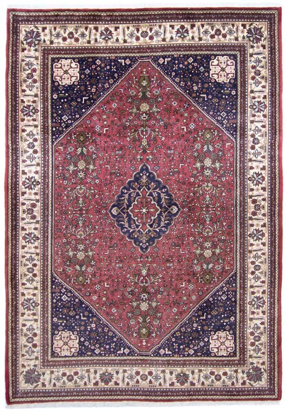 morgenland Wollteppich »Abadeh Medaillon Rosso chiaro 302 x 209 cm«, rechte günstig online kaufen