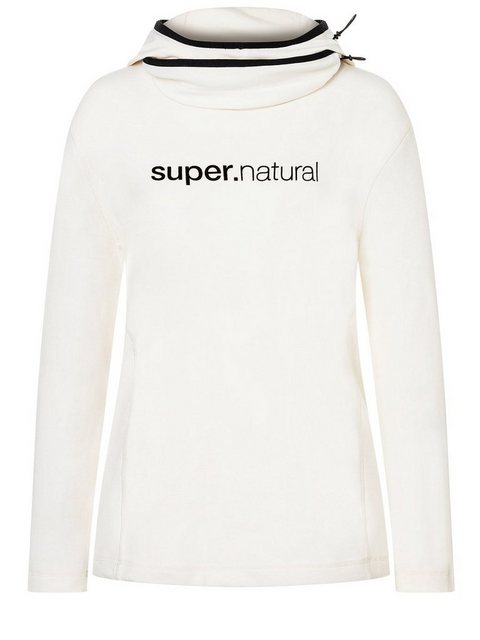 SUPER.NATURAL Hoodie Merino Hoodie W ALPINE HOODED wärmender Merino-Materia günstig online kaufen