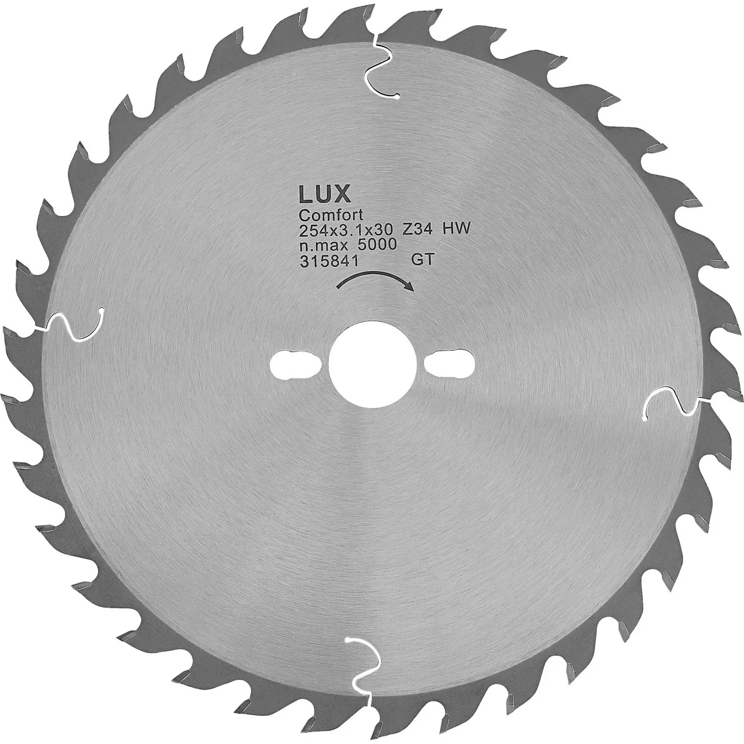 LUX HM-Kappsägeblatt Holz Ø 254 mm 34 Zähne günstig online kaufen