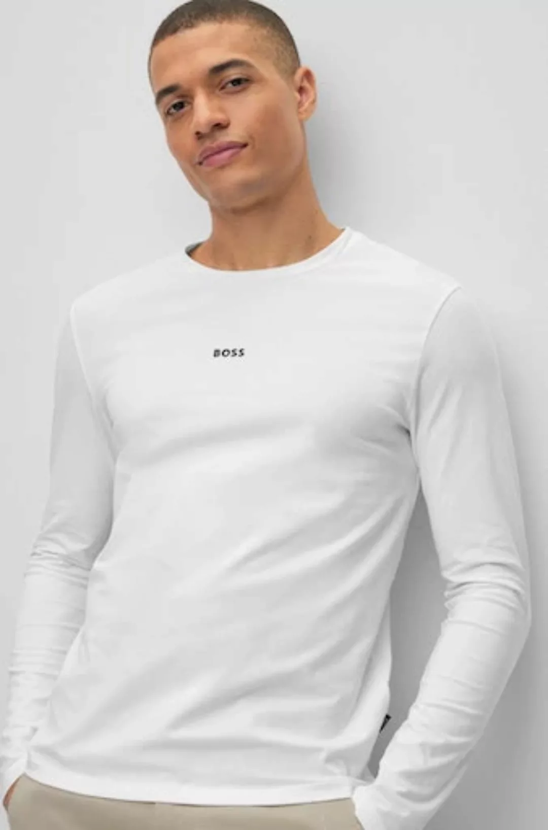 BOSS ORANGE Langarmshirt "TChark", mit Rundhalsausschnitt günstig online kaufen