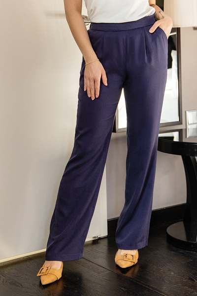 Damen Stoffhose Modell Camille Aus Tencel günstig online kaufen