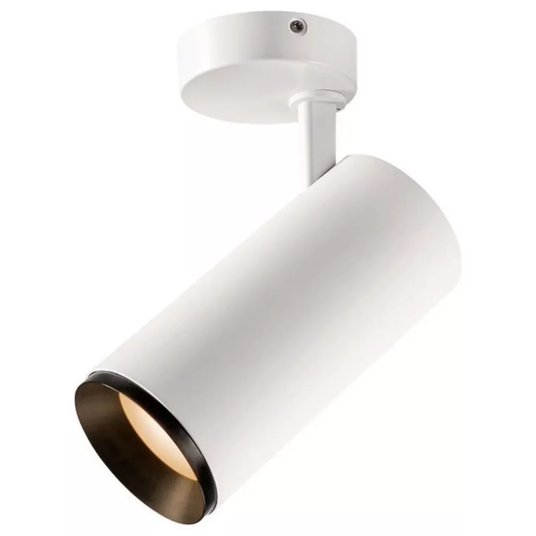 LED Wand- und Deckenspot Numinos in Weiß und Schwarz 28W 2475lm 2700K 60° günstig online kaufen