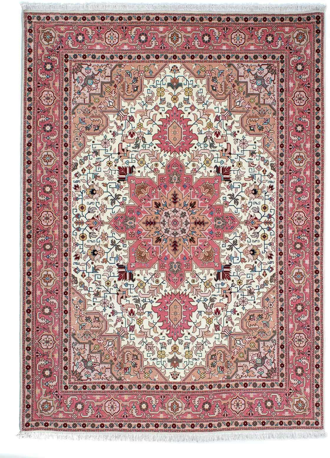 morgenland Wollteppich »Täbriz - 50 Raj Medaillon 200 x 153 cm«, rechteckig günstig online kaufen