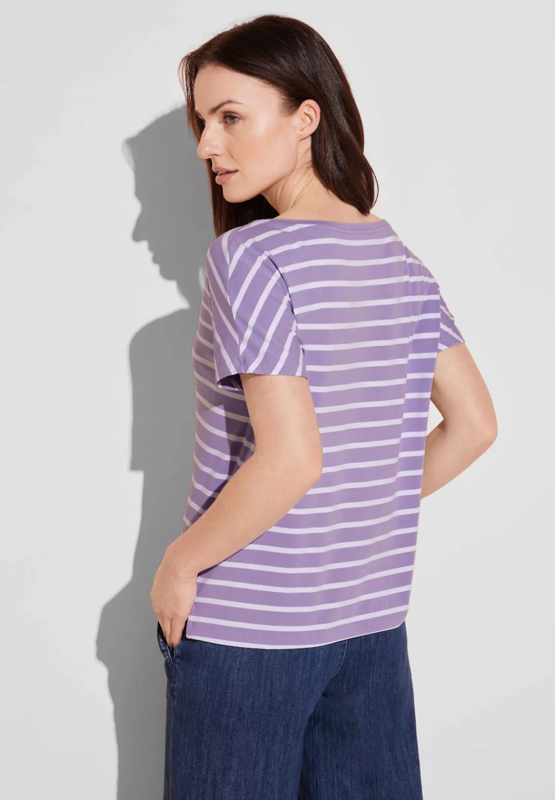 STREET ONE Shirttop mit Streifen-Muster günstig online kaufen