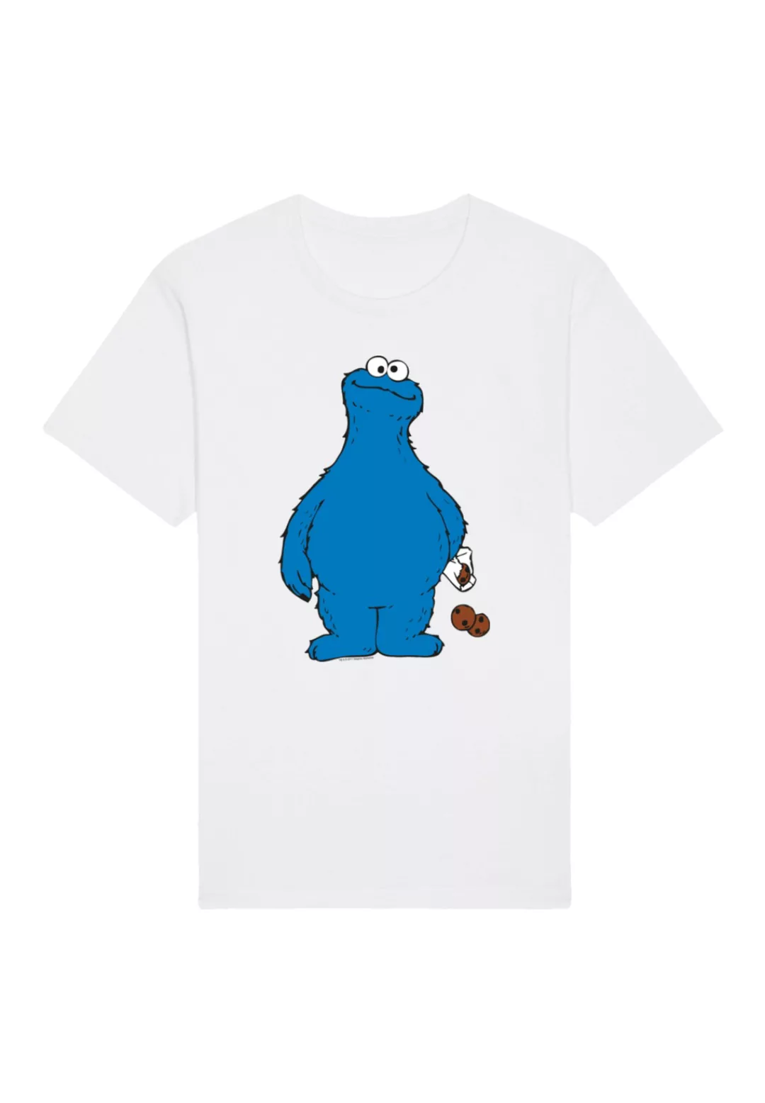 F4NT4STIC T-Shirt "Sesamstraße Cookie Thief", Premium Qualität günstig online kaufen