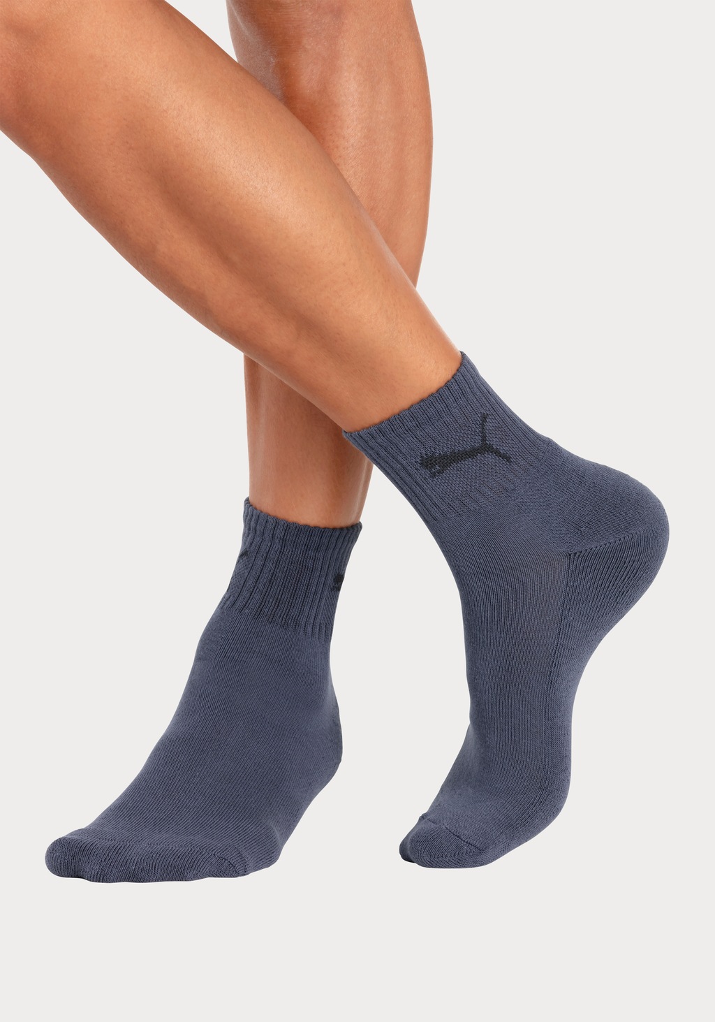 PUMA Sportsocken "short crew", (3 Paar), gepolsterte Frottee-Sohle, atmungs günstig online kaufen