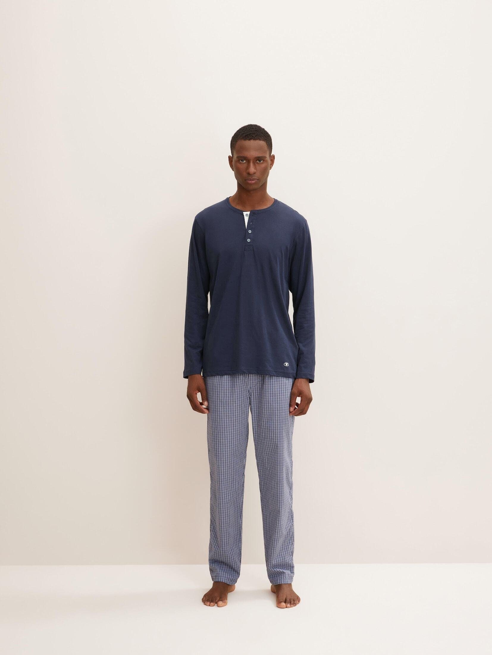 TOM TAILOR Pyjamahose "Dakota", Bindeband, Seitentaschen, locker, bequem, a günstig online kaufen