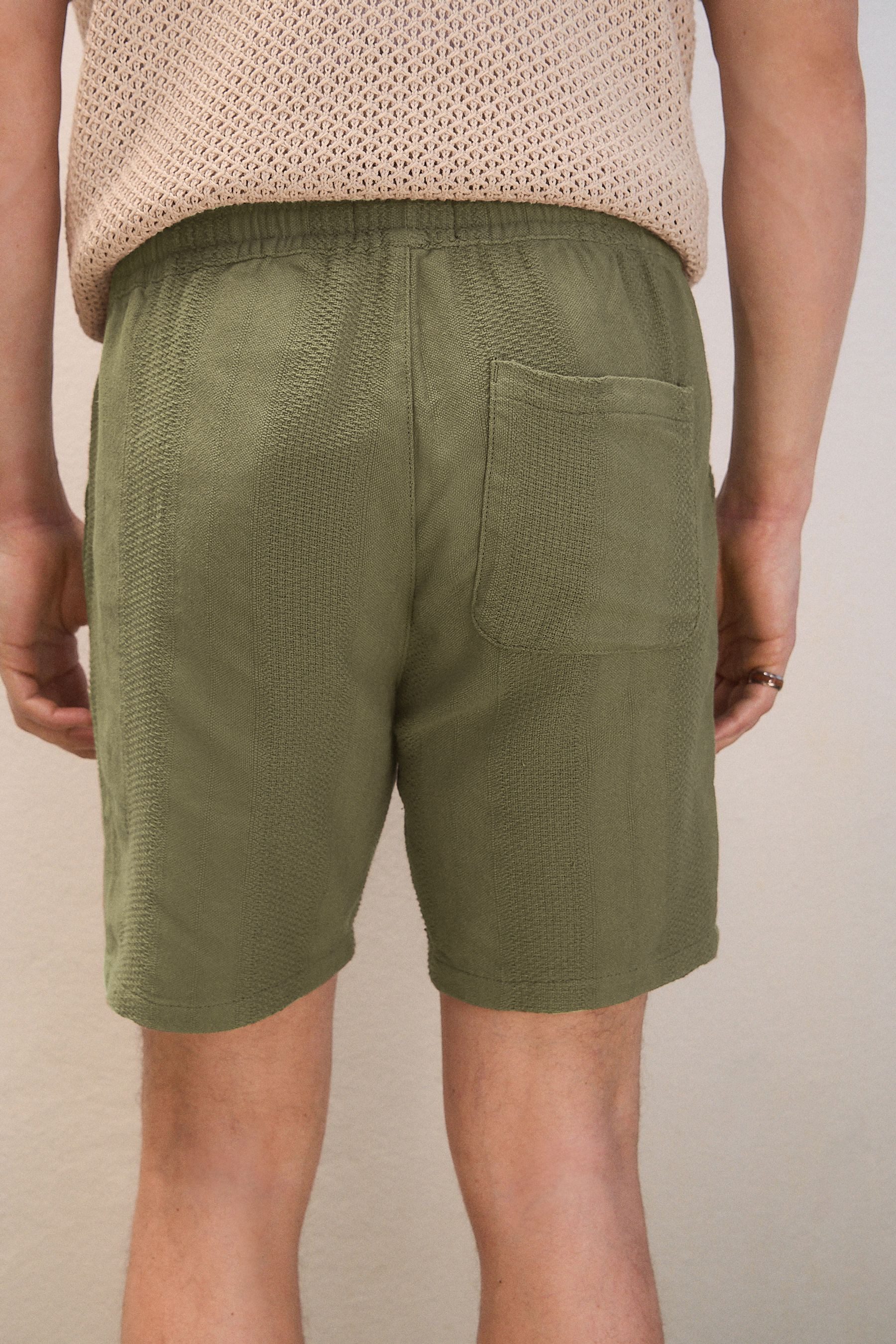 Next Shorts Shorts mit Strukturstreifen und günstig online kaufen