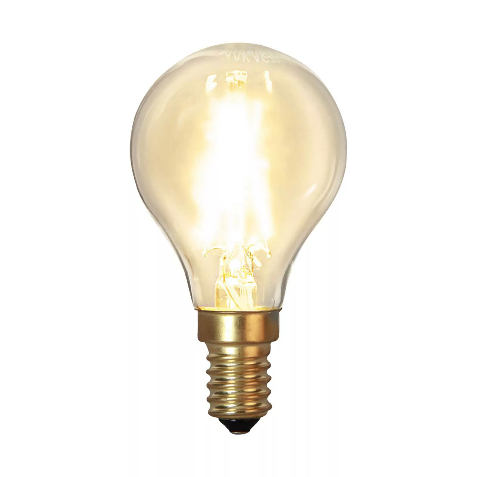 LED-Leuchtmittel E14 P45 Filament 1,5W 2.100 K 120 Lumen günstig online kaufen