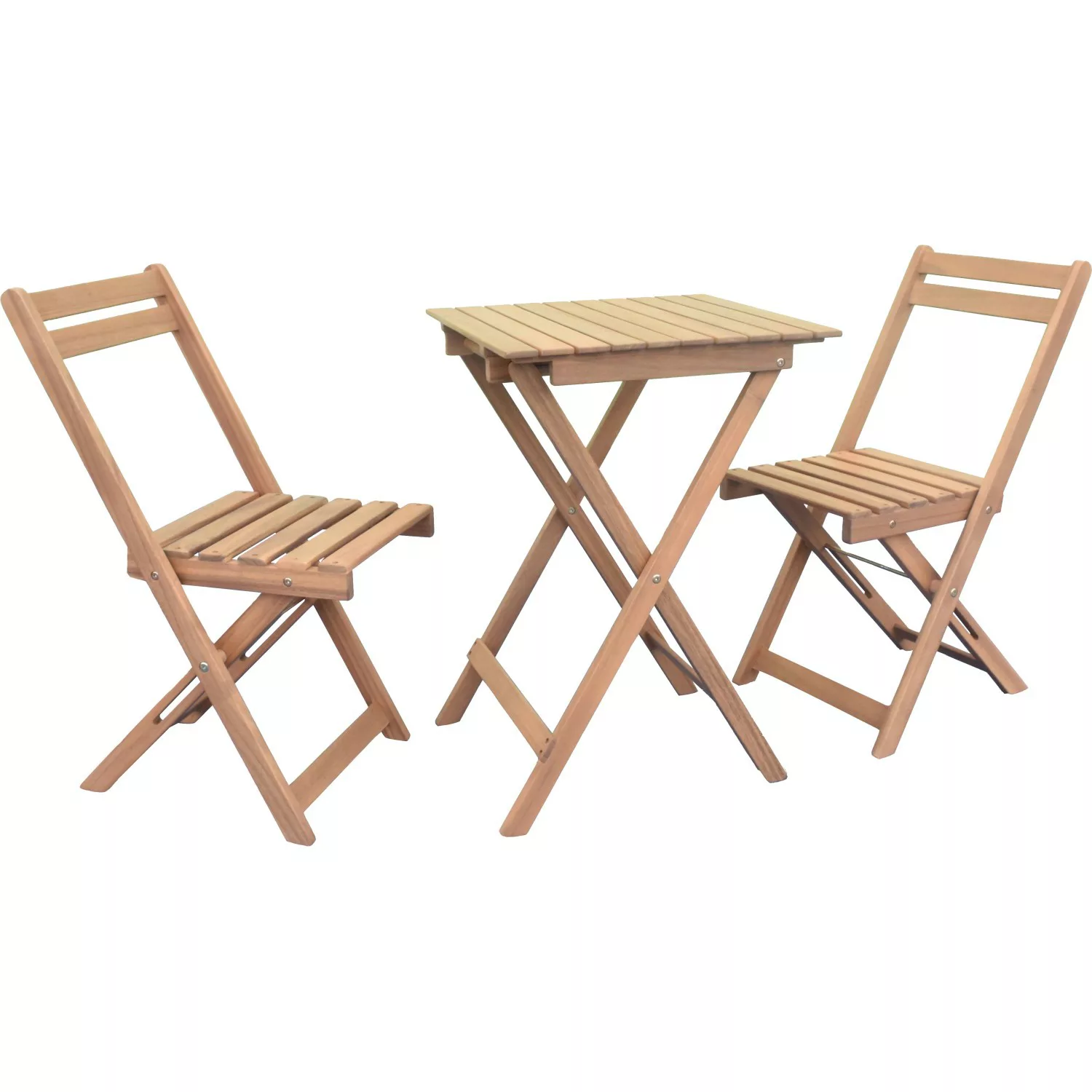 Balkon-Sitzgruppe Sorata 3-tlg. FSC® Akazienholz Geölt günstig online kaufen