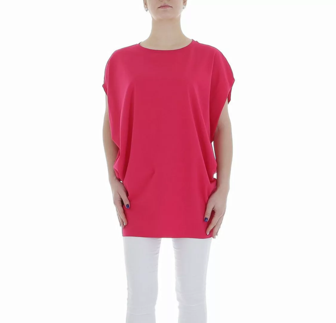 Ital-Design Tunikashirt Damen Freizeit (85987276) Stretch Top & Shirt in Pi günstig online kaufen