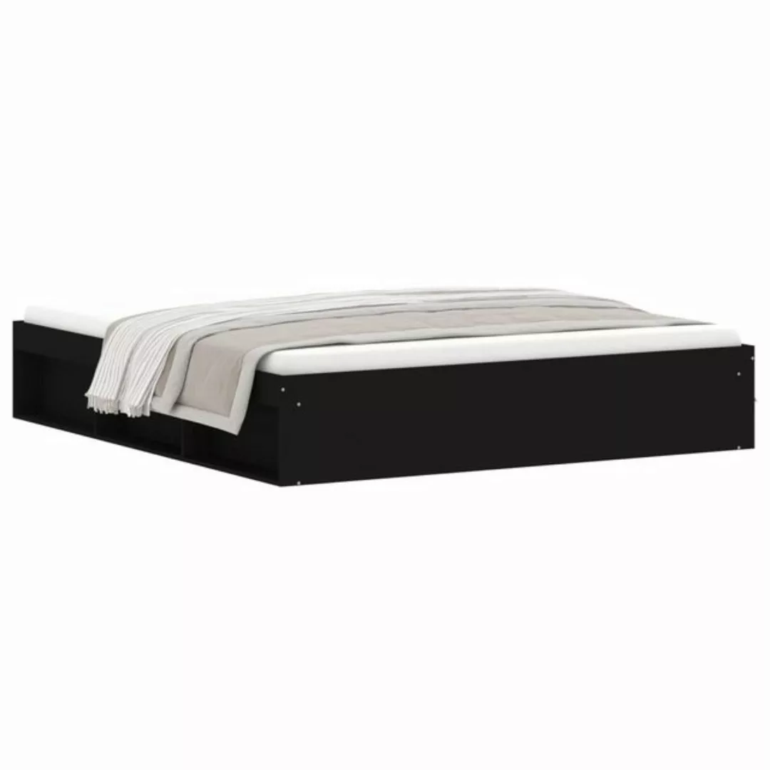 furnicato Bett Bettgestell Schwarz 180x200 cm günstig online kaufen