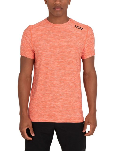 TCA T-Shirt TCA Herren Galaxy Laufshirt - Orange, M (1-tlg) günstig online kaufen