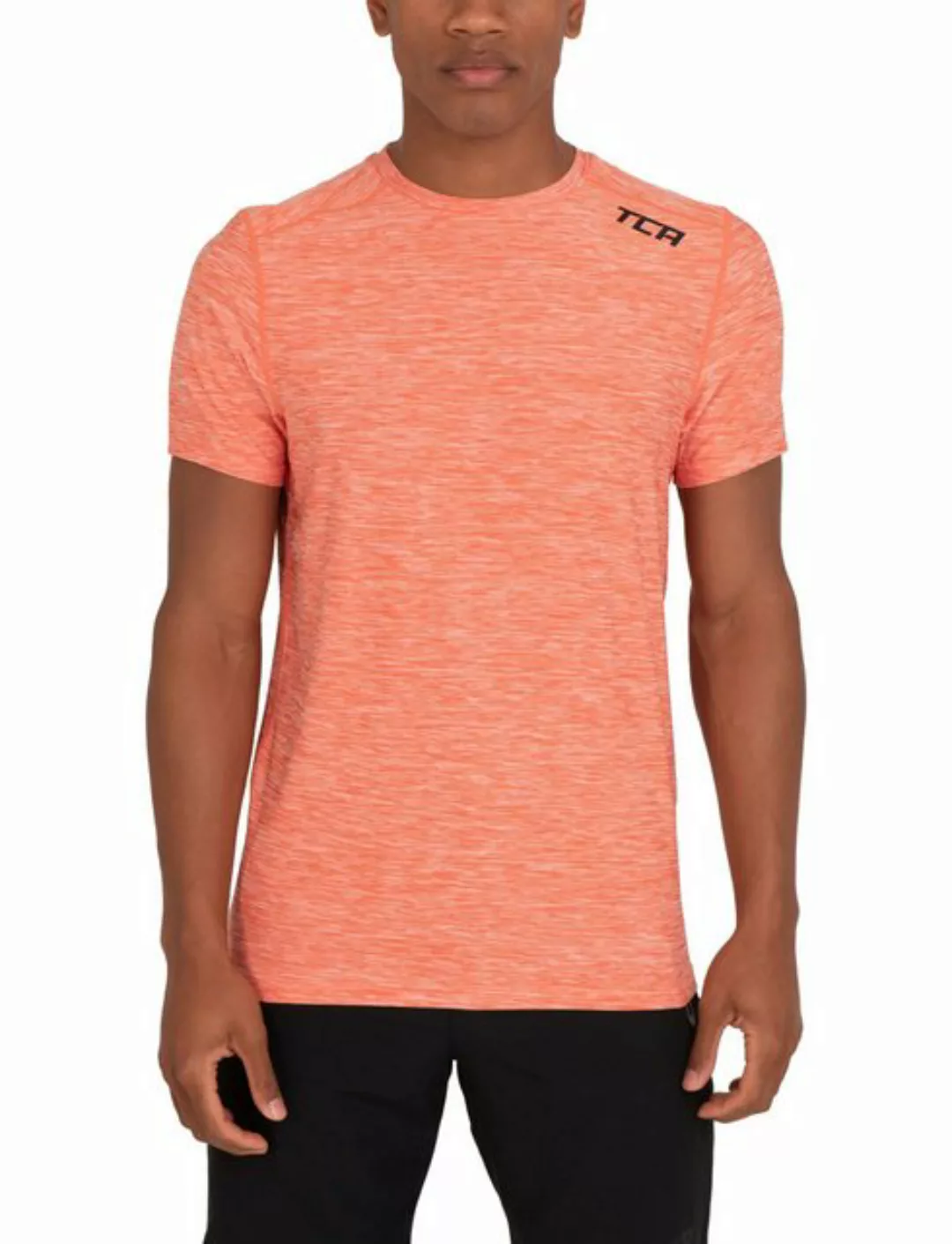 TCA T-Shirt TCA Herren Galaxy Laufshirt - Orange, XXL (1-tlg) günstig online kaufen