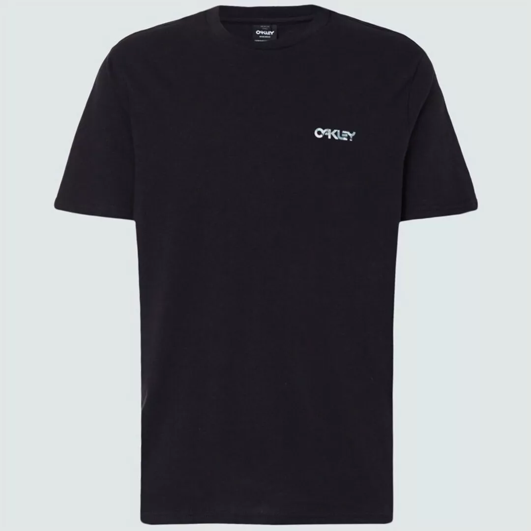Oakley Apparel Camo Print Kurzärmeliges T-shirt M Black / Camo Grey günstig online kaufen