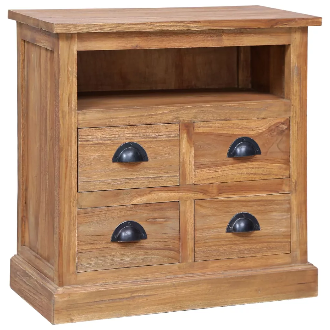 Beistellschrank 60 X 30 X 60 Cm Massivholz Teak günstig online kaufen