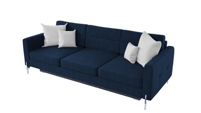 Xlmoebel Sofa Klappbares Stoff-Schlafsofa mit Couchfunktion und Aufbewahrun günstig online kaufen