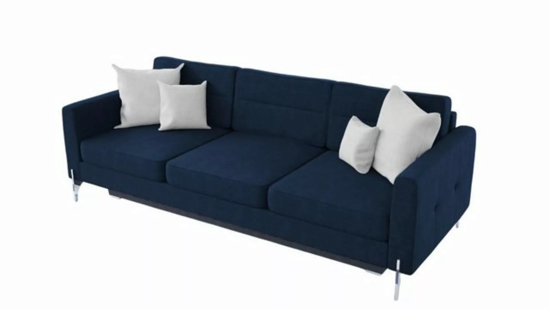 Xlmoebel Sofa Klappbares Stoff-Schlafsofa mit Couchfunktion und Aufbewahrun günstig online kaufen