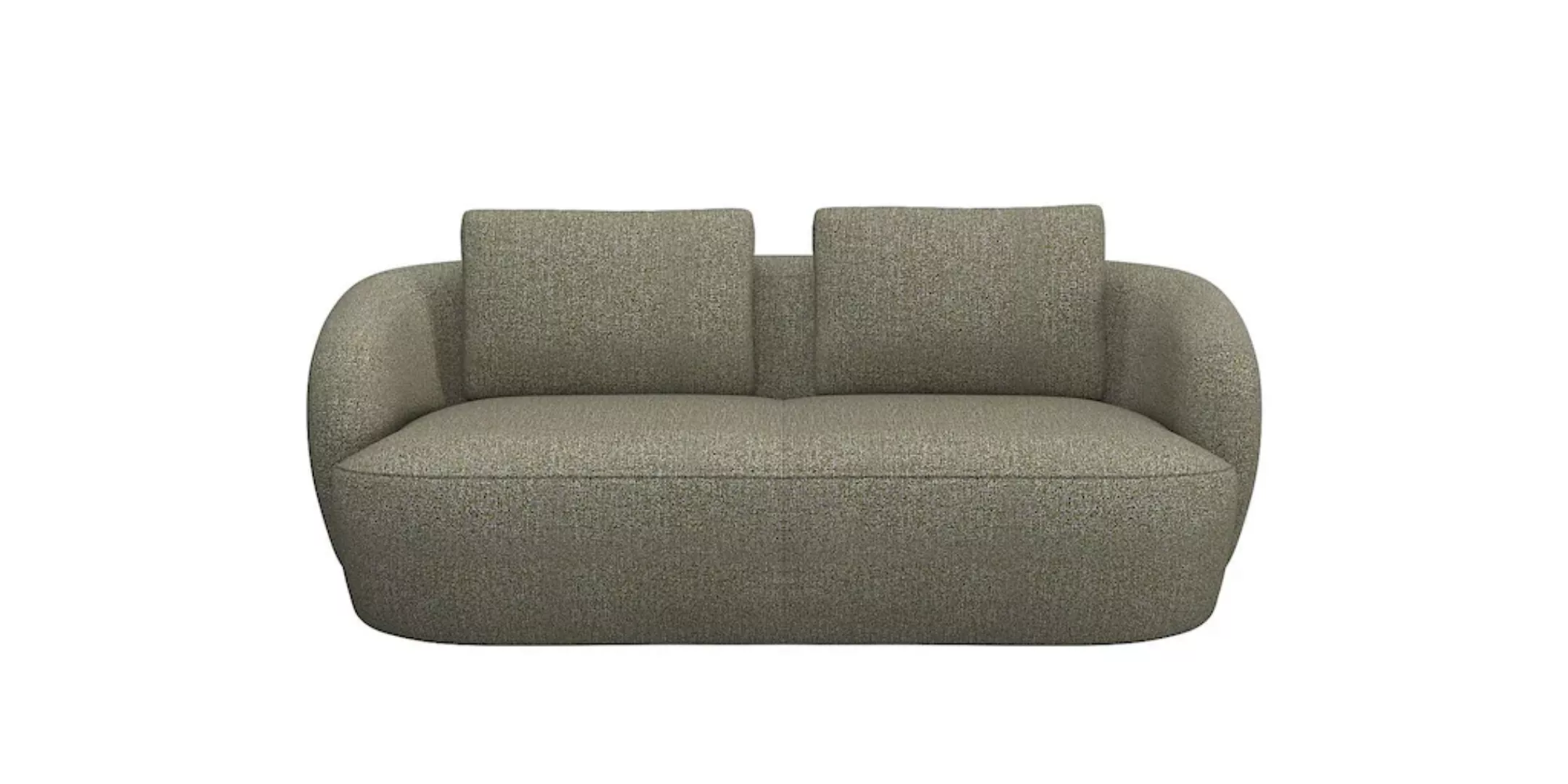 FLEXLUX 2,5-Sitzer "Torino, rund, Couch, Loveseat,", Modernes, organisches günstig online kaufen