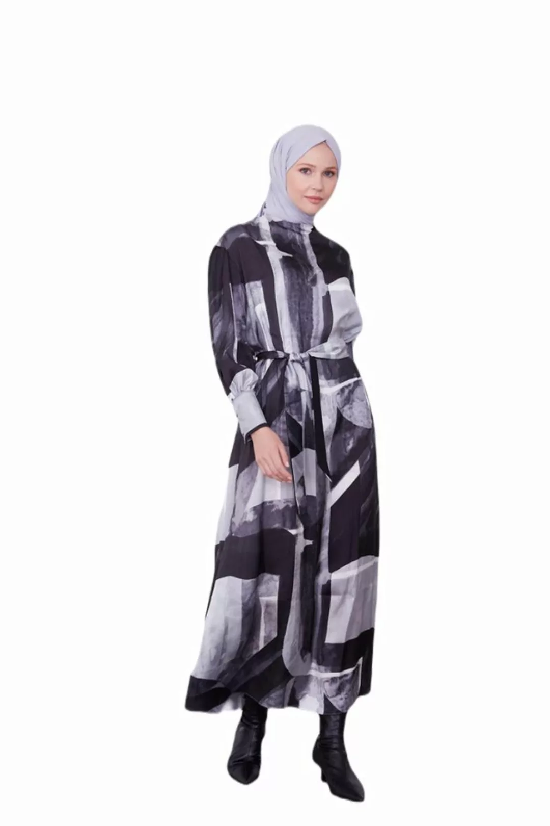 ARMİNE Maxikleid Armine gemustertes Kleid – moderne und elegante Hijab-Mode günstig online kaufen