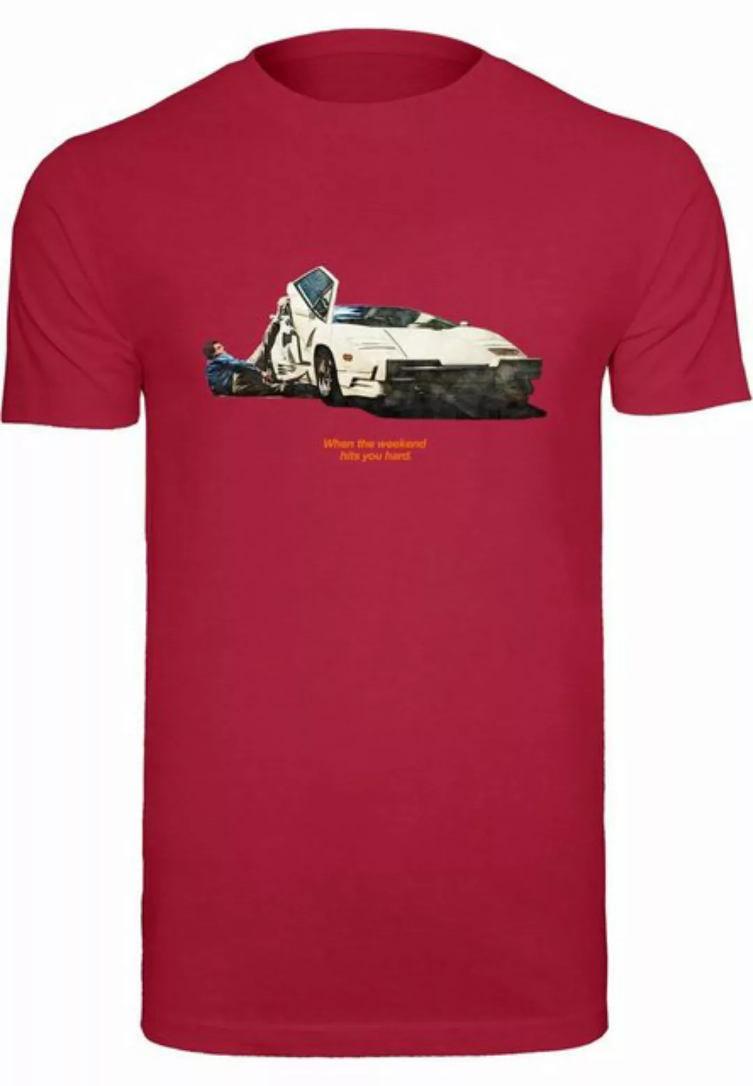 MisterTee T-Shirt MisterTee Herren Weekend Wolf Tee (1-tlg) günstig online kaufen