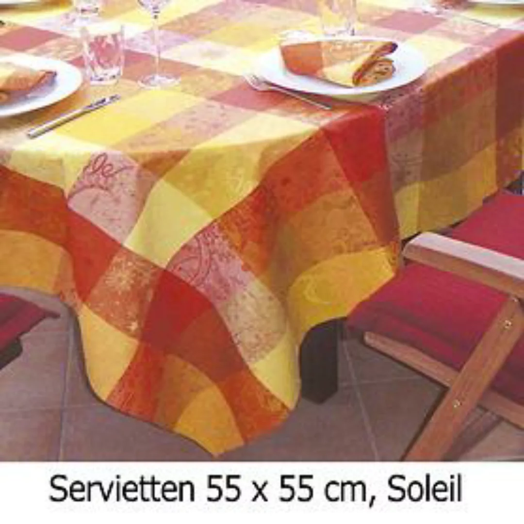 Serviette, 'Mille Couleurs' 55 x 55 cm, 4er-Set günstig online kaufen