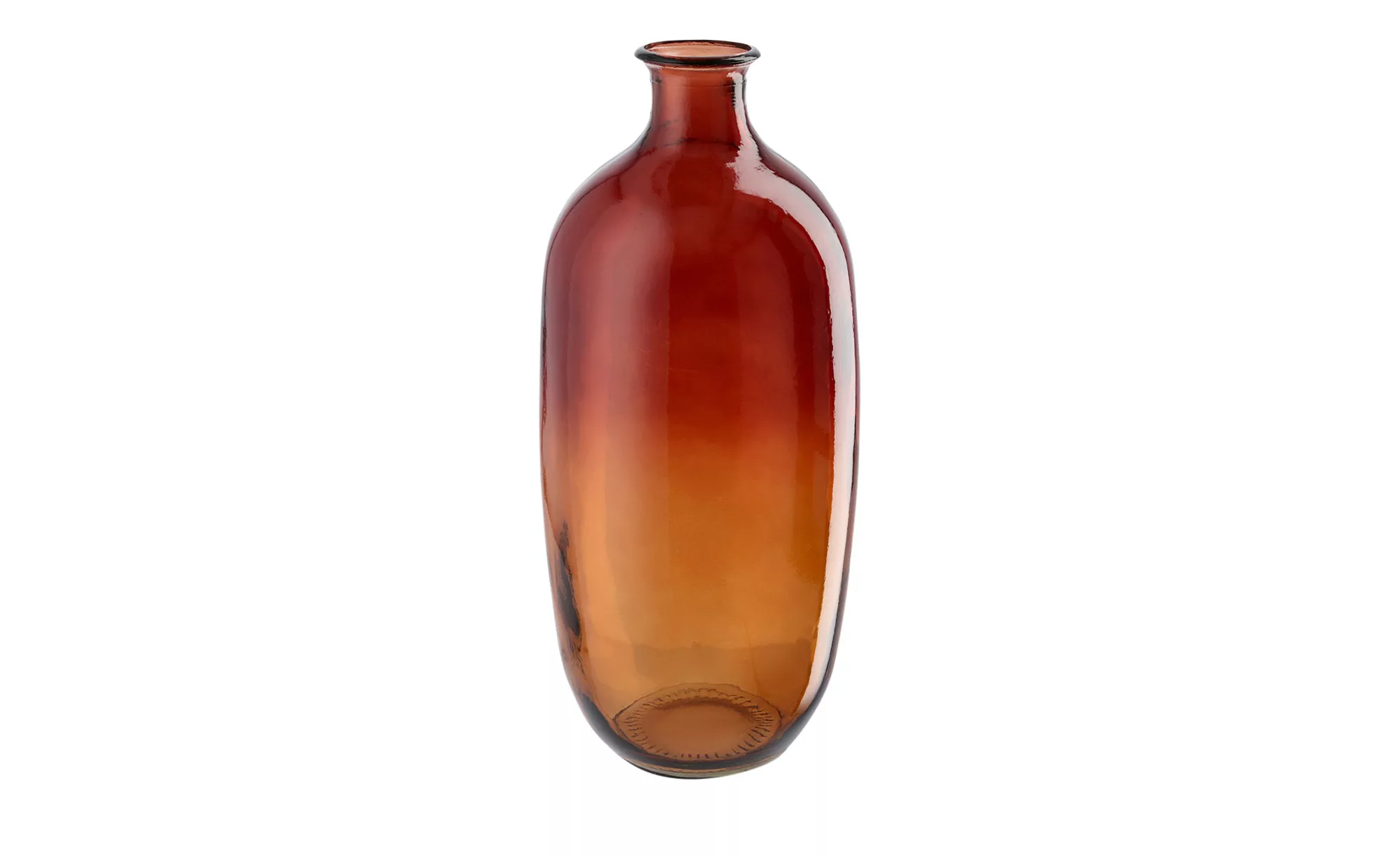 Vase ¦ braun ¦ Glas  ¦ Maße (cm): H: 31  Ø: 13 Accessoires > Vasen - Höffne günstig online kaufen