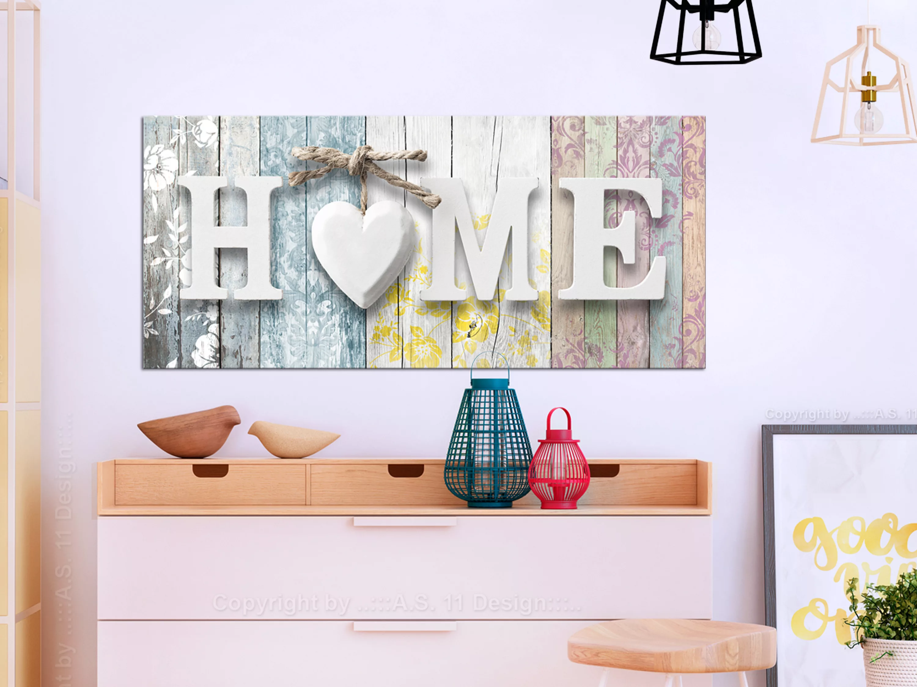 Wandbild - Smell Of Home (1 Part) Colourful Wide günstig online kaufen